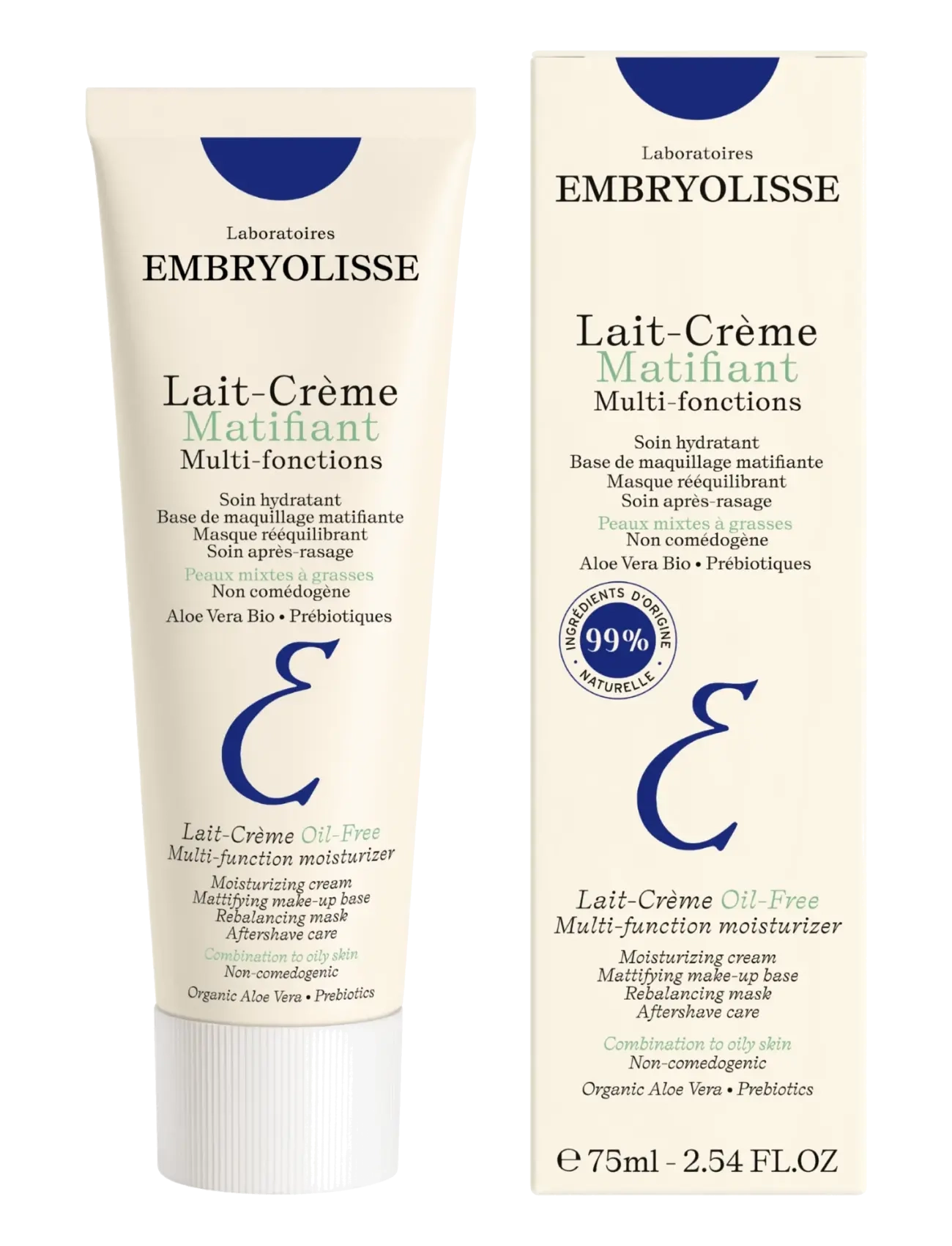Embryolisse - Lait Crème Matifiant Oil Free 75 ml - sommerens hudpleje - clear - 1