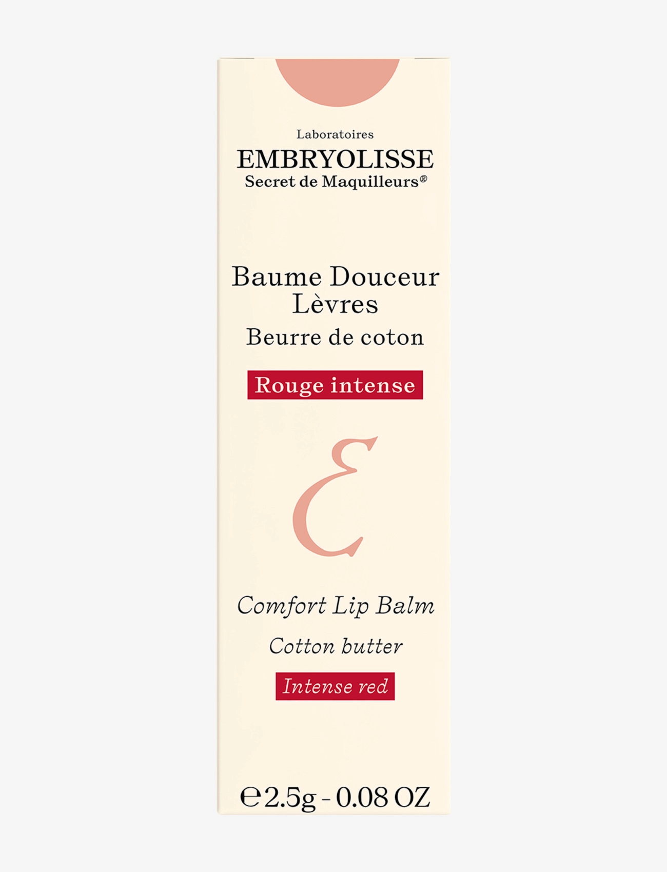 Embryolisse - Comfort Lip Balm Red 2,5 gr - läppbalsam - clear - 1