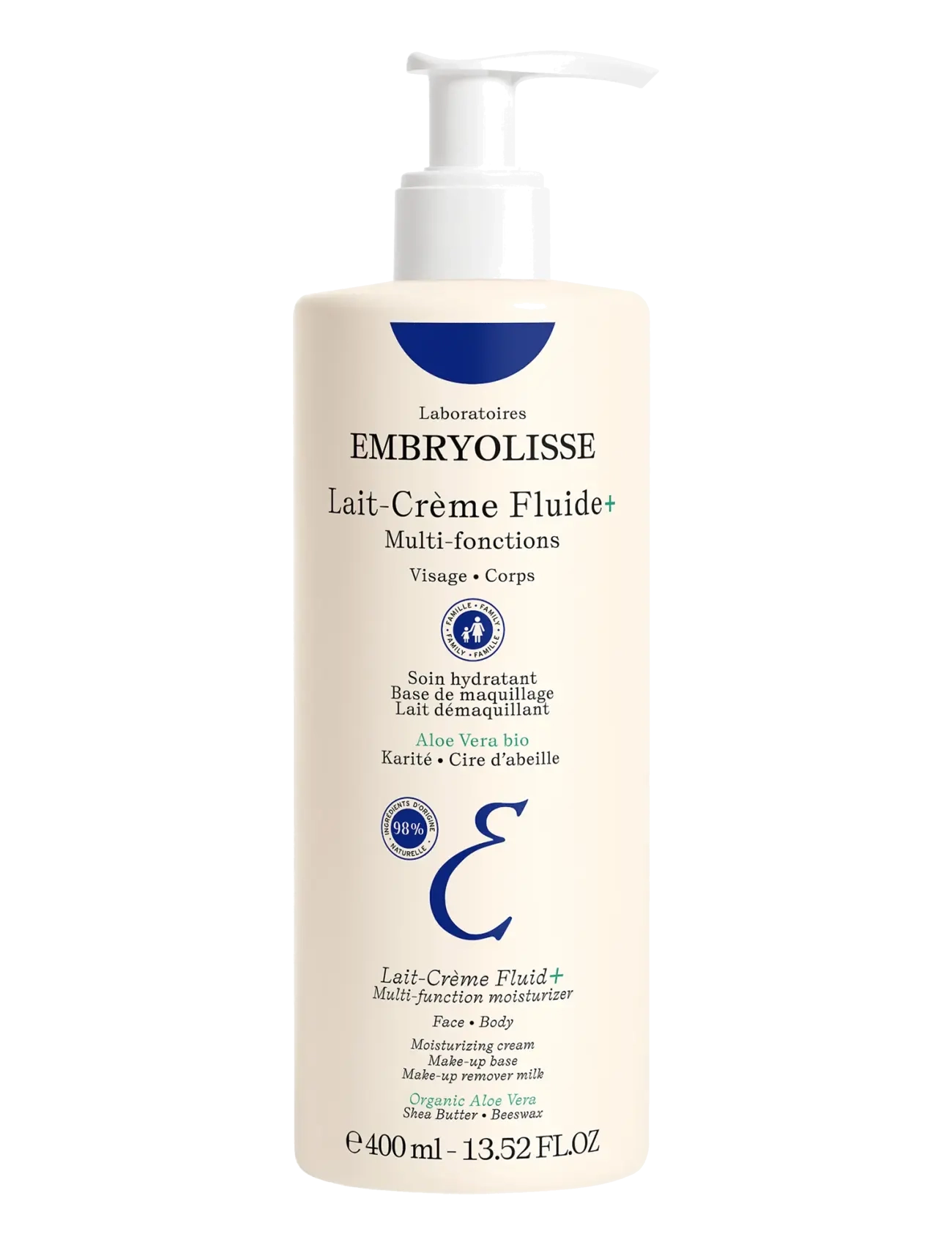 Embryolisse Lait Crème Fluid+ 400 Ml, Cremes & Lotion & Bodybutter, Nude, Str: 400 ml