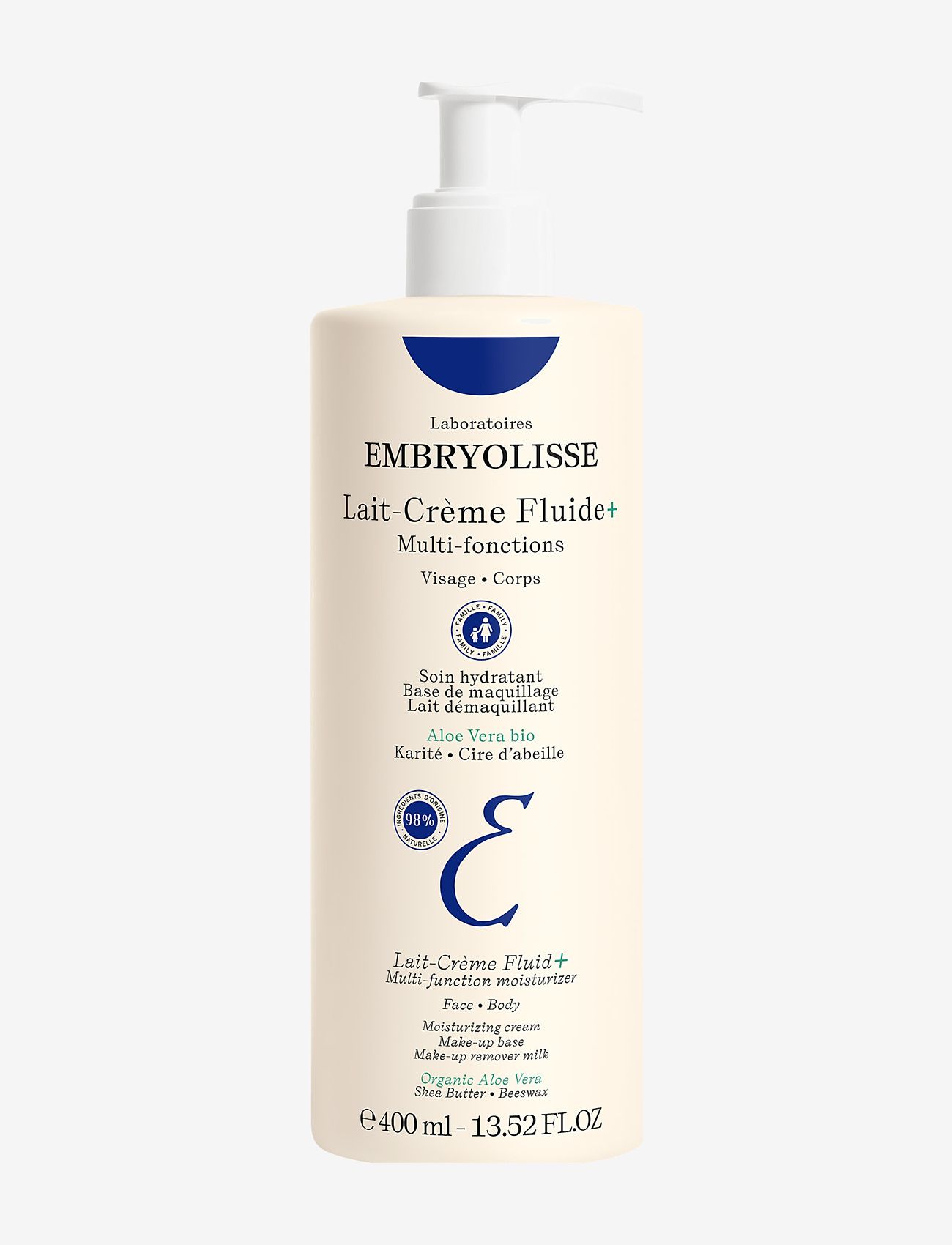 Embryolisse - Lait Crème Fluid+ 400 ml - húðmjólk og krem - clear - 1