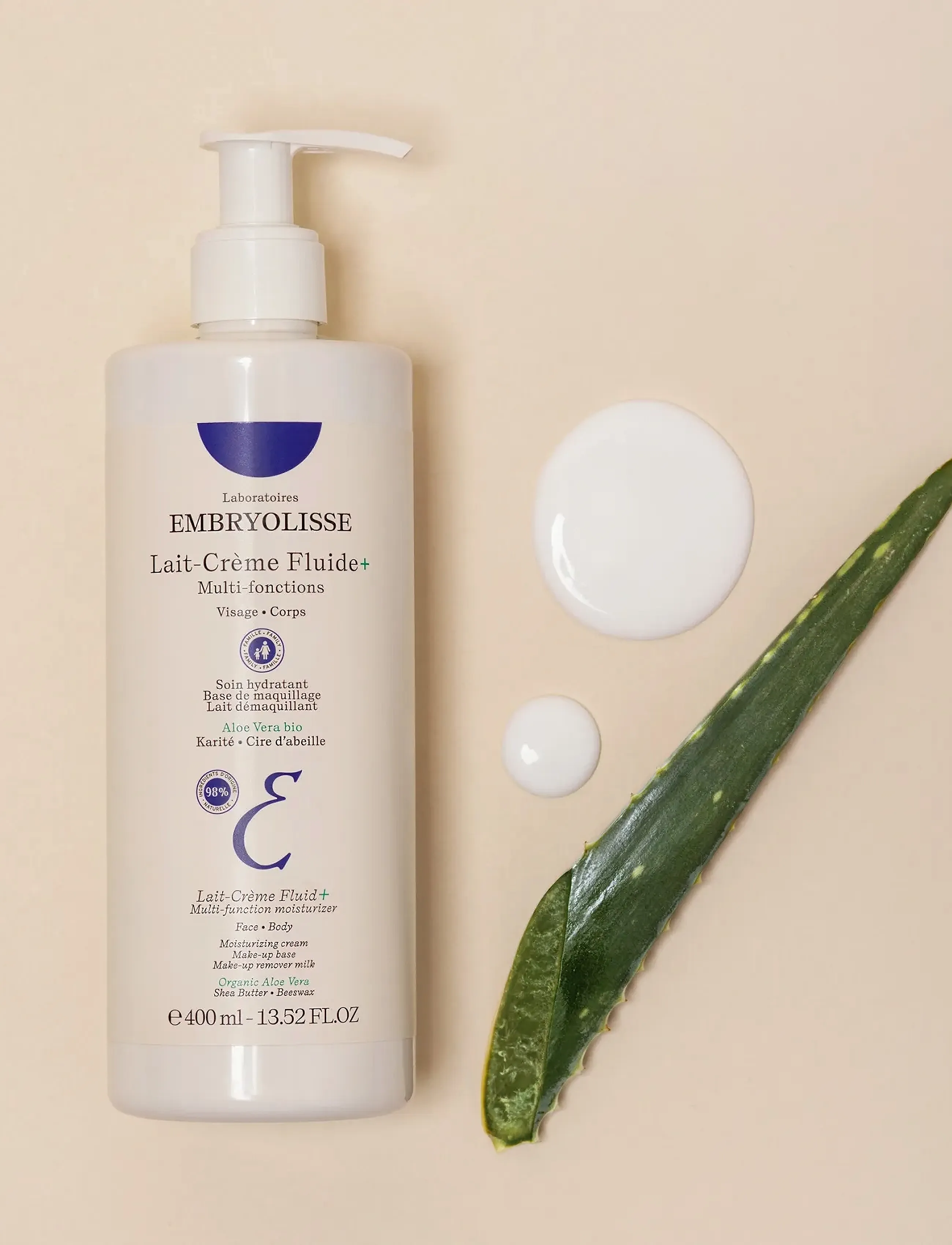 Embryolisse - Lait Crème Fluid+ 400 ml - lotion & cream - clear - 5