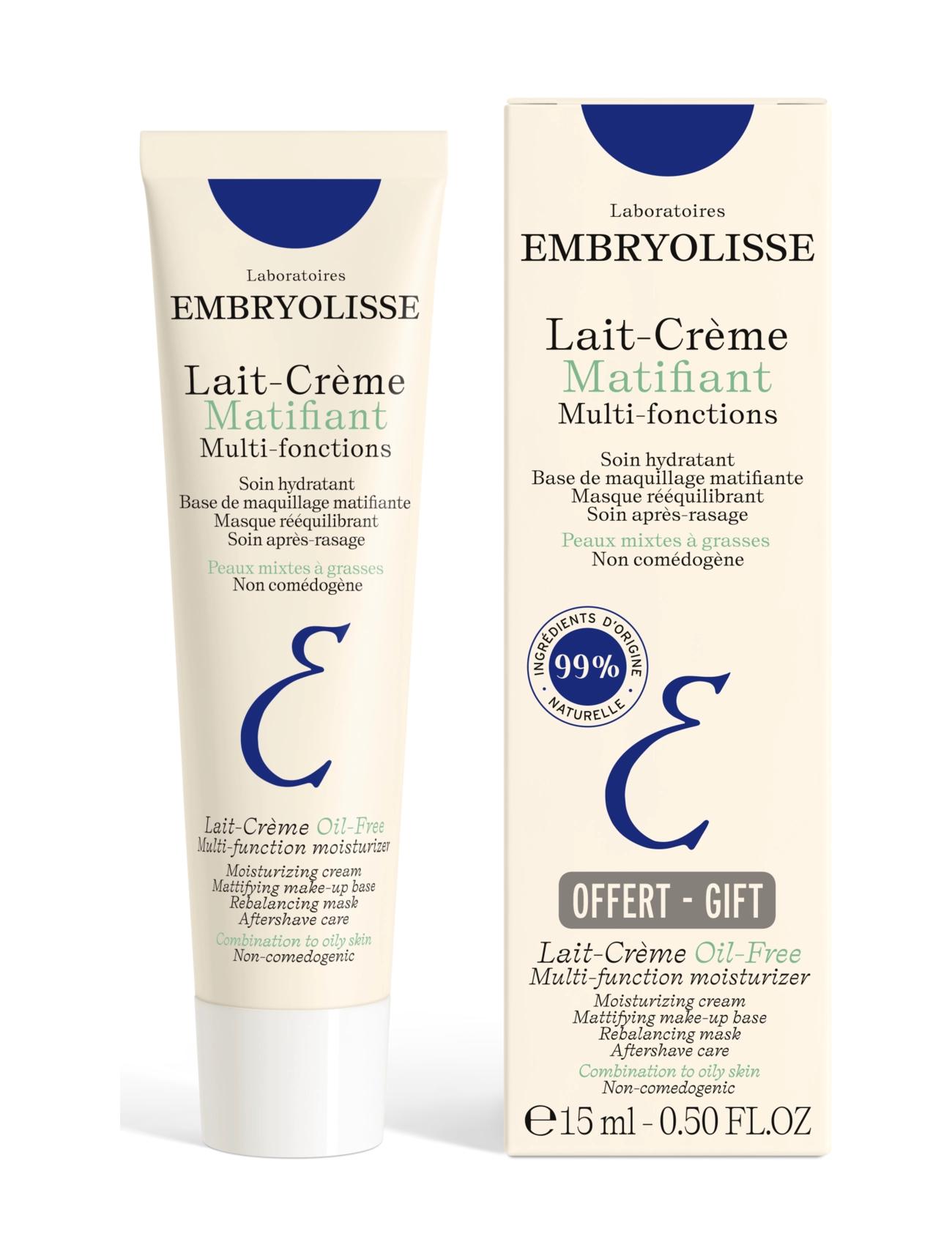 GWP LAIT CREME CONCENTRE MATIFIANT OIL FREE 15 ML