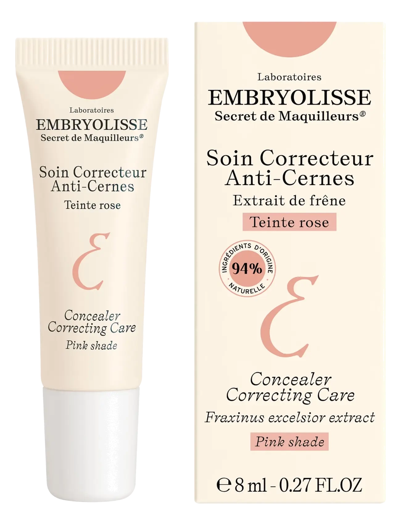 Embryolisse - Concealer Correcting Care Pink 8 ml - bliv klar til date night - pink - 1