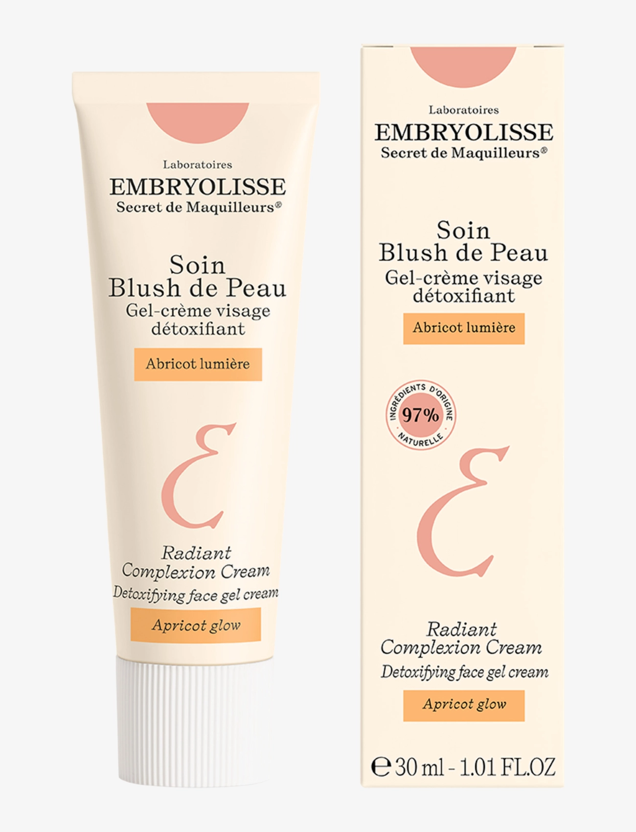 Embryolisse - Radiant Complexion Cream Apricot Glow 30 ml - hudpleie for sommeren - clear - 1