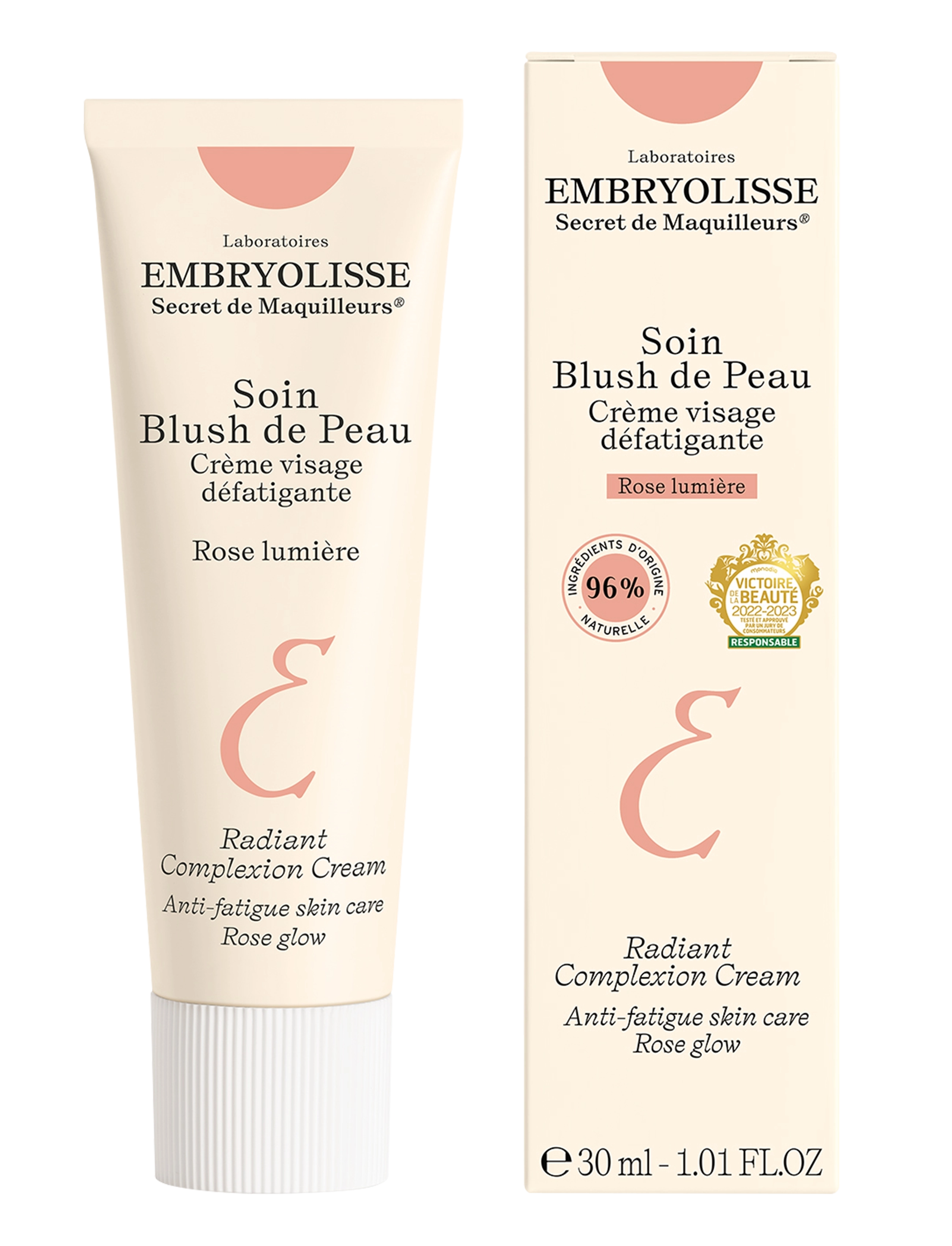 Embryolisse RADIANT COMPLEXION CREAM PINK 30 ML - Hudvård - CLEAR / undefined