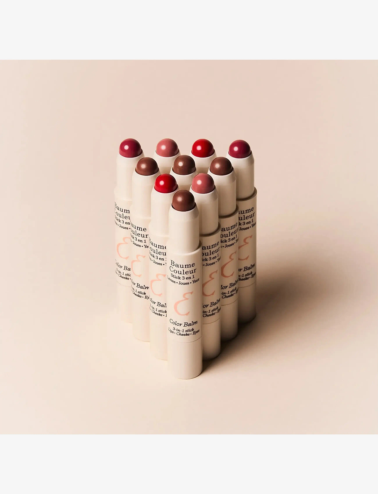 Embryolisse - Color Balm 3-In-1 Stick Intense Red - huulirasvat - red - 4