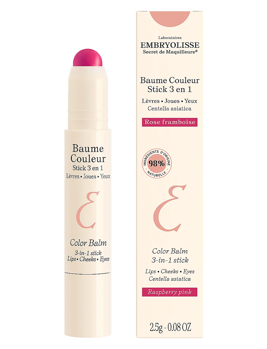 Embryolisse - Color Balm 3-in-1 Stick - læbepomade - raspberry pink - 1