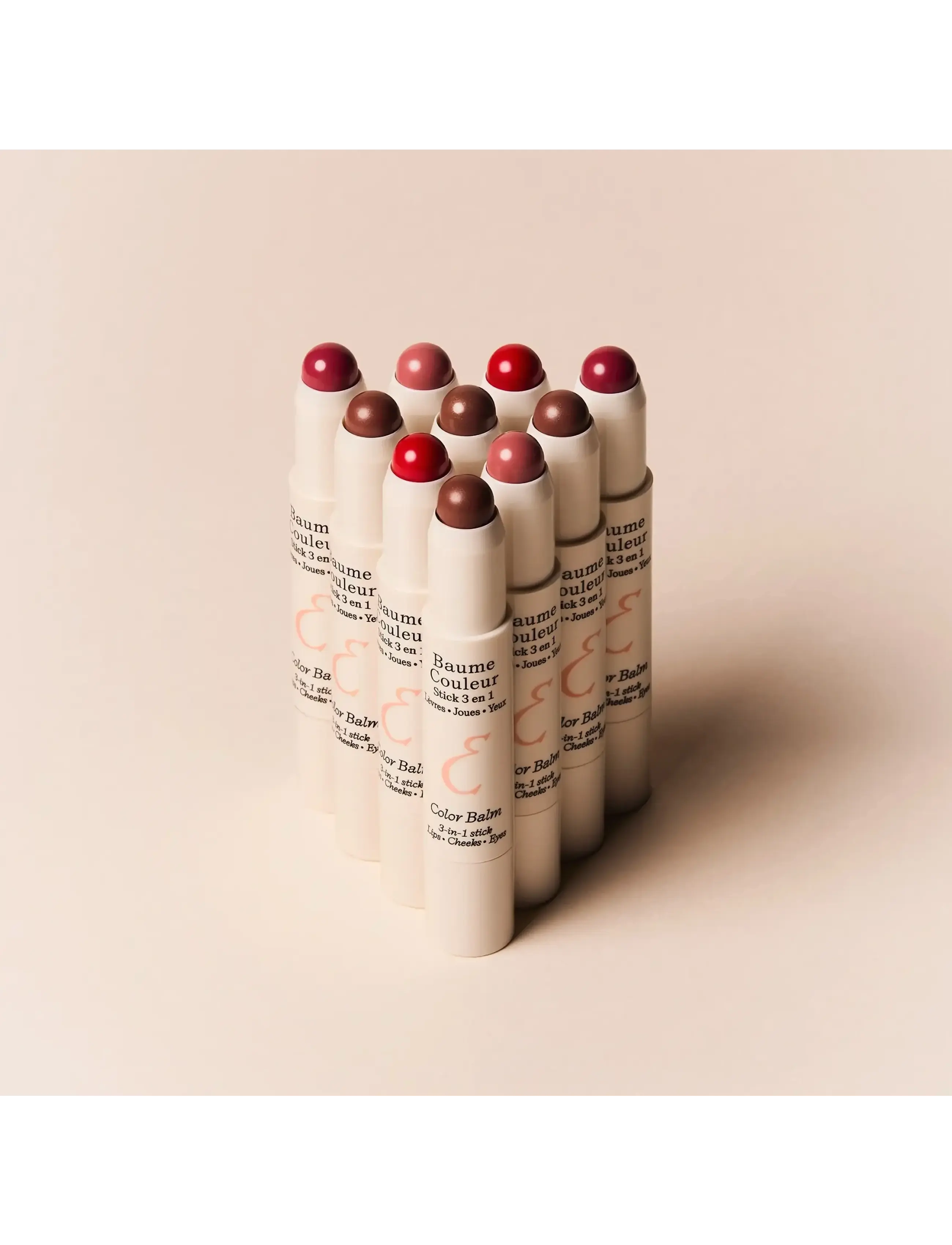 Embryolisse - Color Balm 3-in-1 Stick 2,5G - læbepomade - raspberry pink - 4