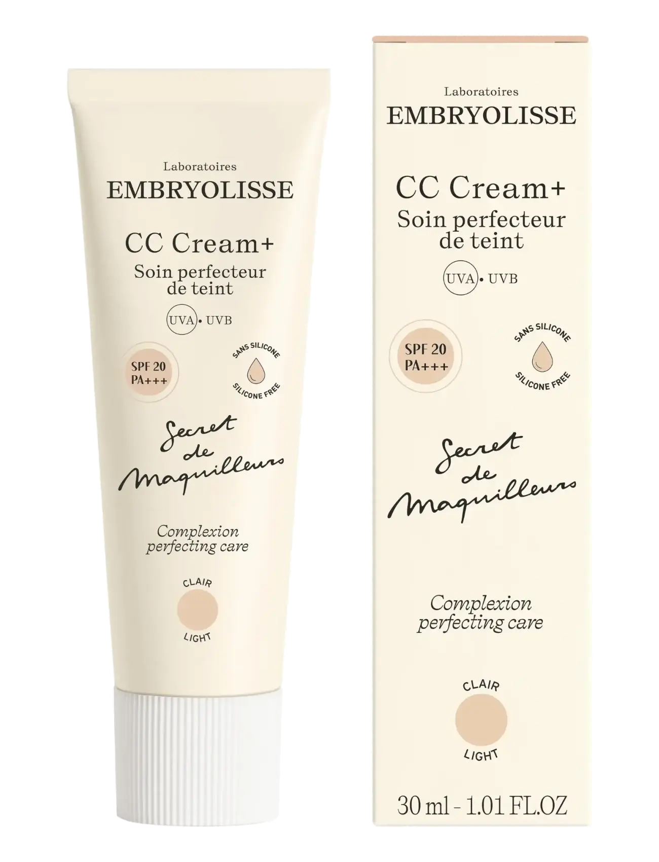Embryolisse CC Cream Shade - Smink - 1 LIGHT / cream