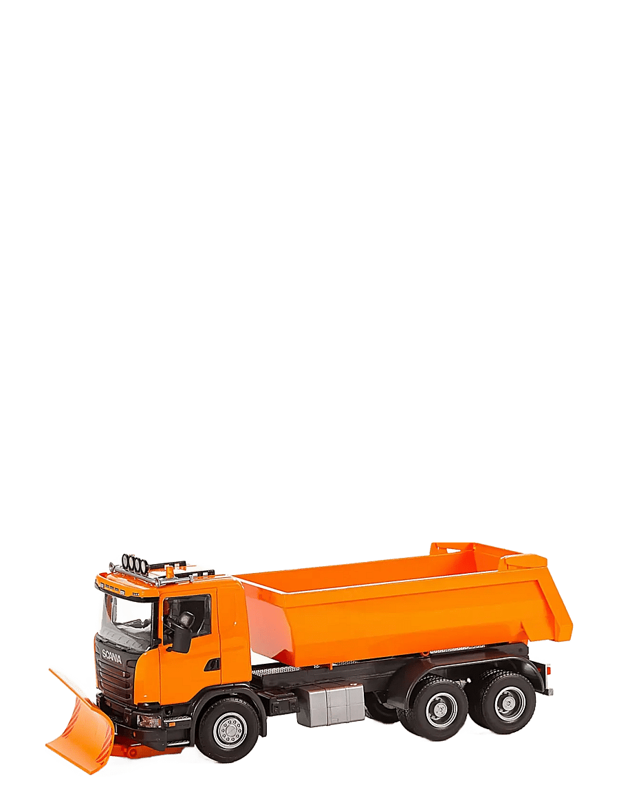 EMEK - EMEK TIPPBIL PLOG SCANIA 1:25 - legetøjsbiler - multi - 0