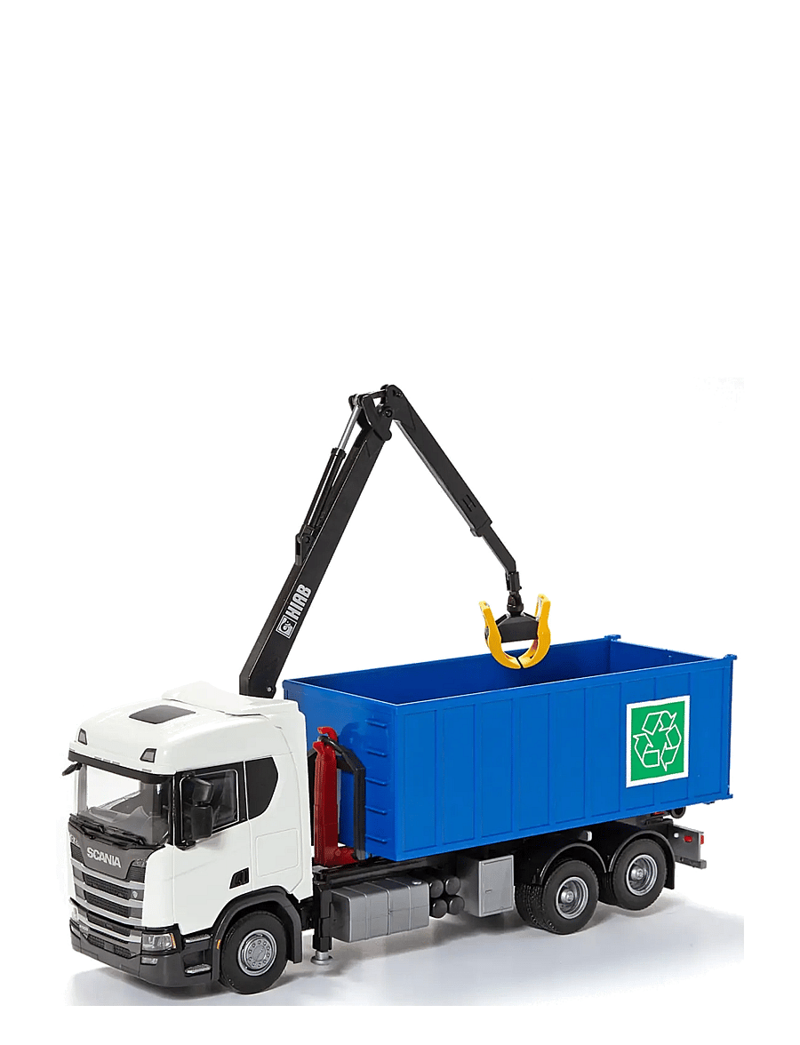 EMEK - SCANIA RECYCLE TRUCK W CRANE - skraldebiler - multi - 0