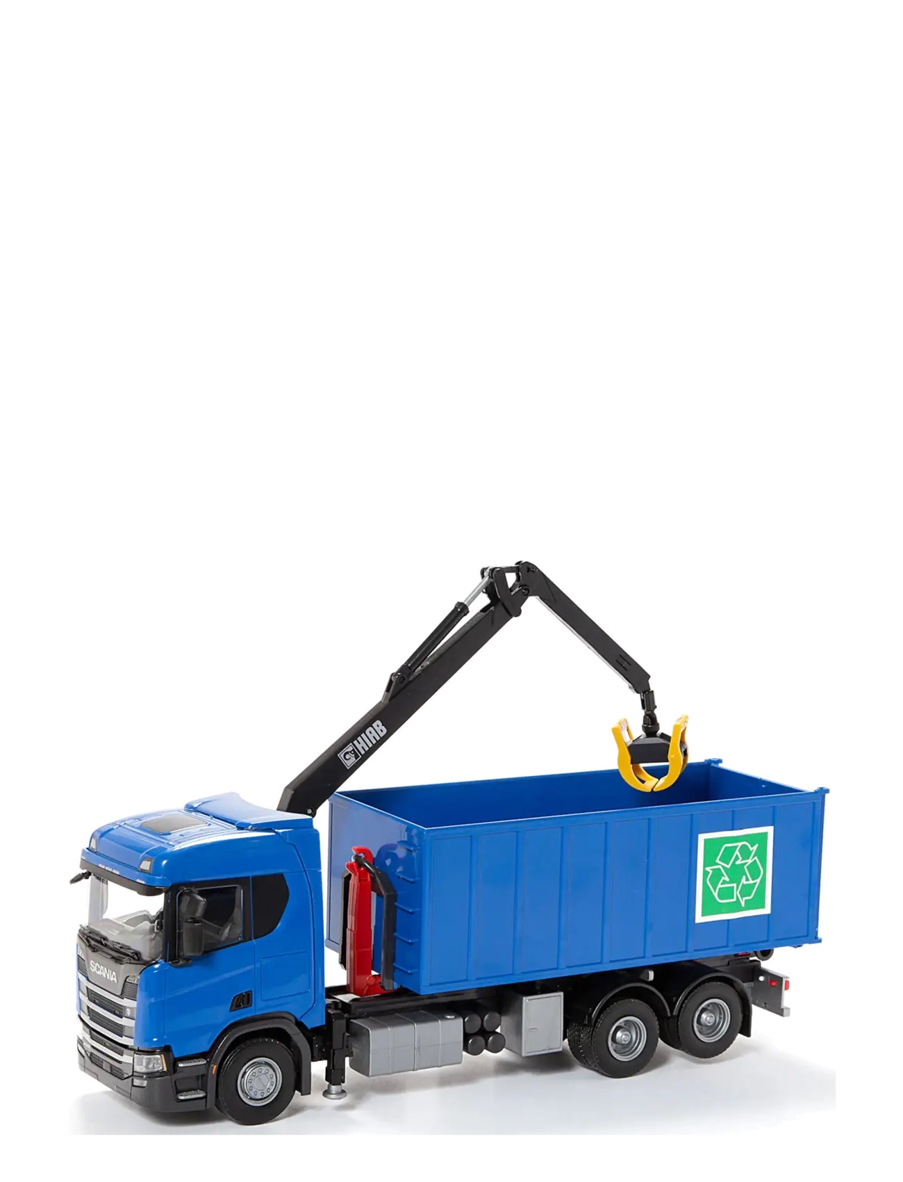 EMEK Scania Recycle Truck W Crane, Blue, Børn, Construction Cars, Blå, Str: ONE SIZE