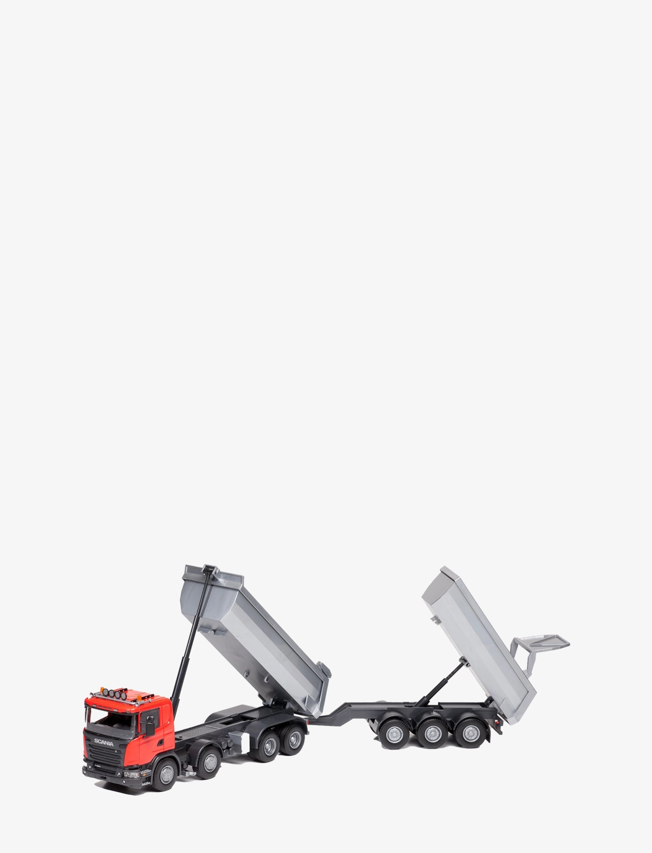 EMEK Tippbil Vagn Scania Röd 1:25, SCALA 1:25, Multi/patterned, Legetøjskøretøjer > Byggebiler, Børn