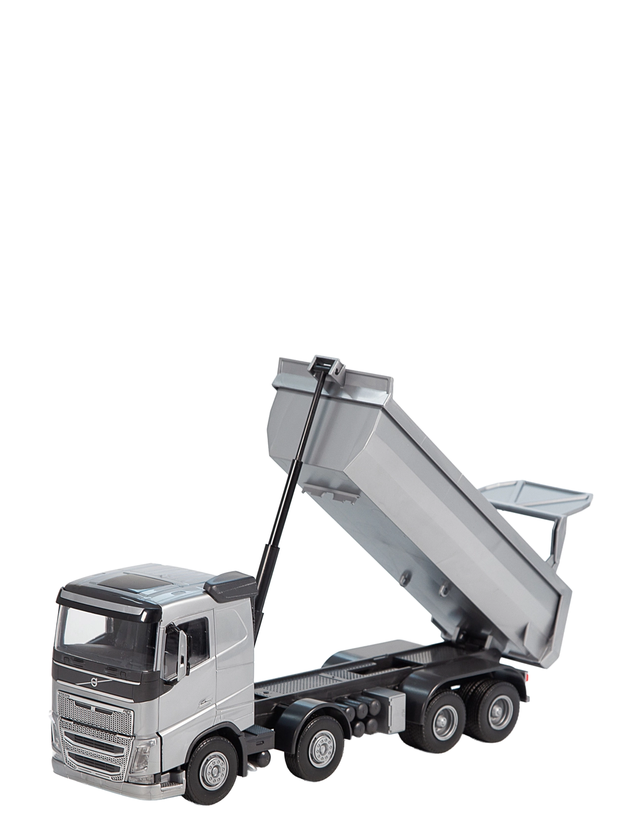 EMEK Volvo Tipp 4-Axl, Silver, One Size, Silver, Legetøjskøretøjer > Byggebiler, Børn