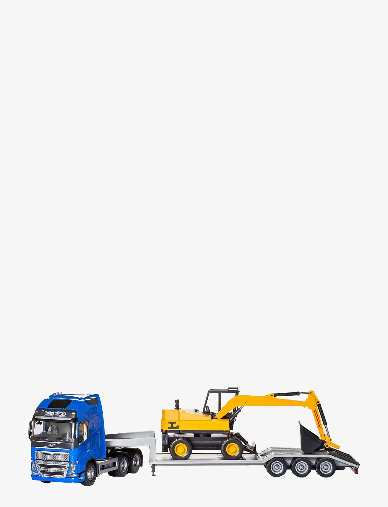 EMEK - VOLVO LOWLOADER & GRÄVARE BLÅ - byggekøretøjer - multi - 0