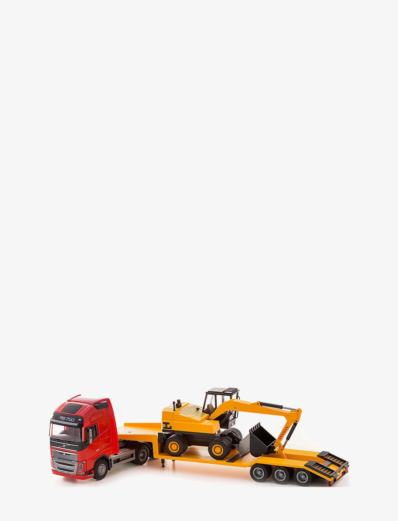 EMEK Volvo Lowloader & Grävare,Röd, Børn, Trucks, Multi/mønstret, Str: ONE SIZE