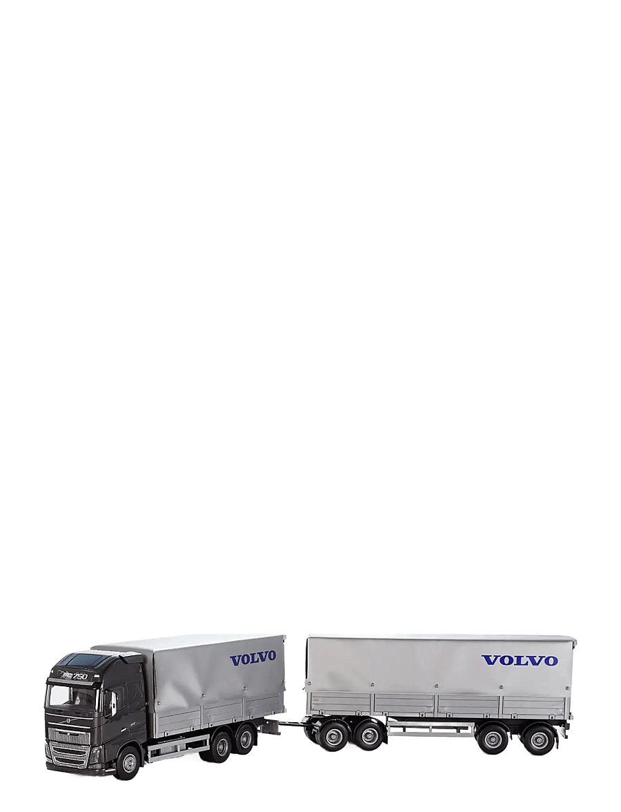 EMEK - VOLVO FH16TRUCK+TRAILER, BLACK - leluautot - multi - 0