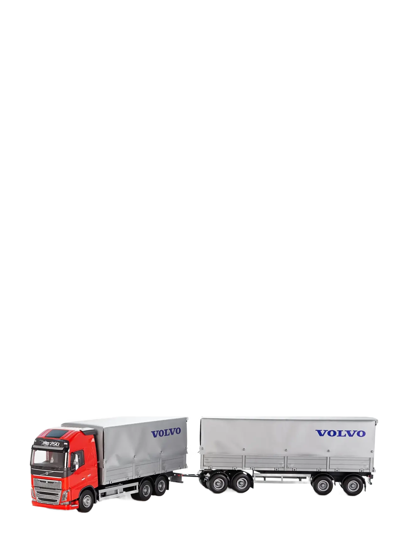 EMEK VOLVO FH16 TRUCK+TRAILER, RED - Legetøjsbiler & Køretøjer - MULTI / multi