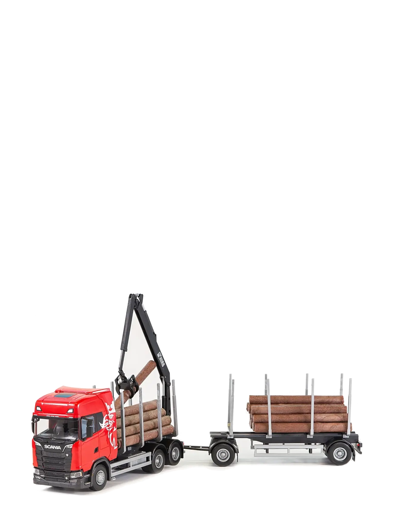 EMEK Scania Timmerbil Gripen Röd, Trucks, Rød, Str: ONE SIZE