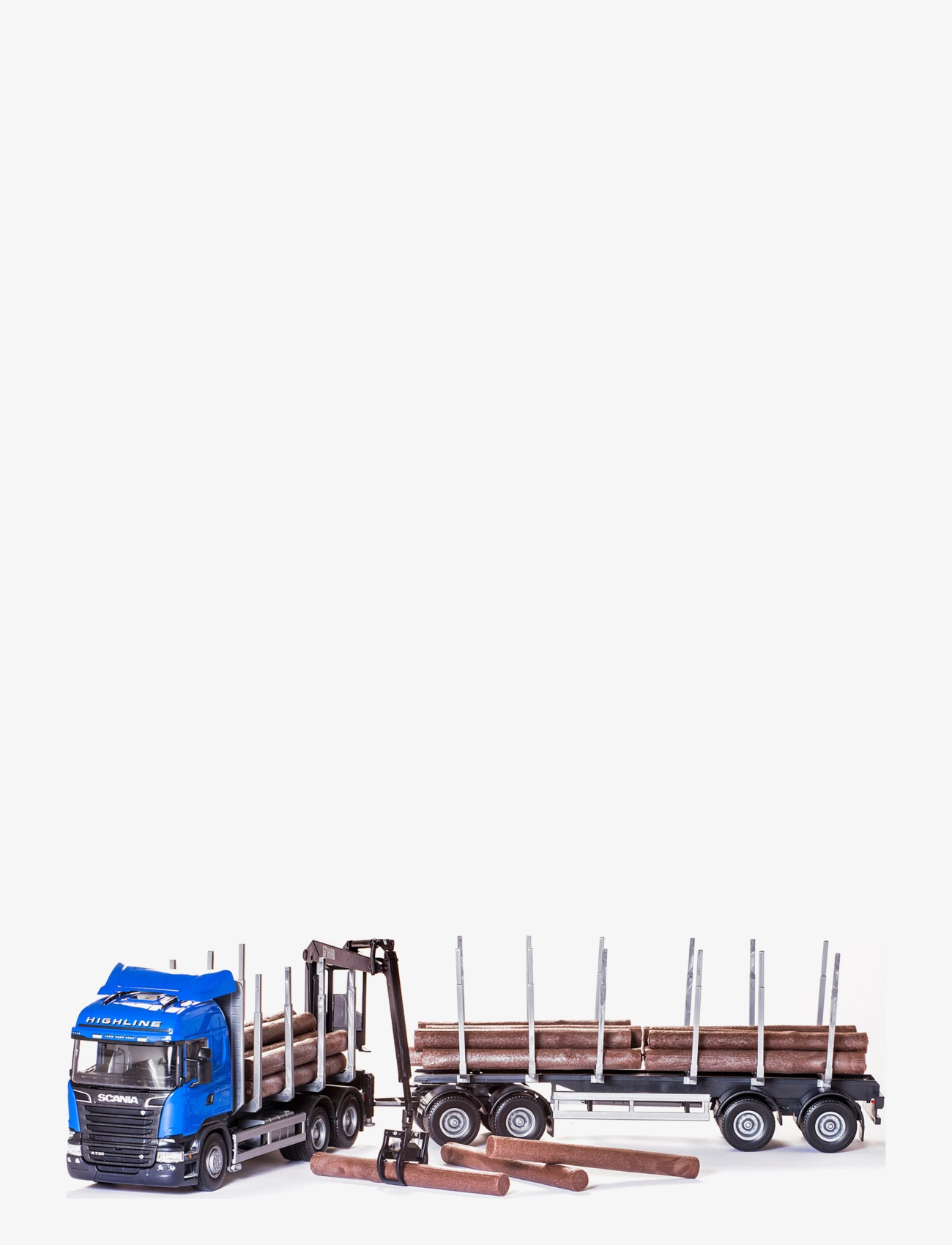EMEK Emek Timmerbil Scania Blå 1:25, SCALA 1:25, Multi/patterned, Legetøjskøretøjer > Byggebiler, Børn