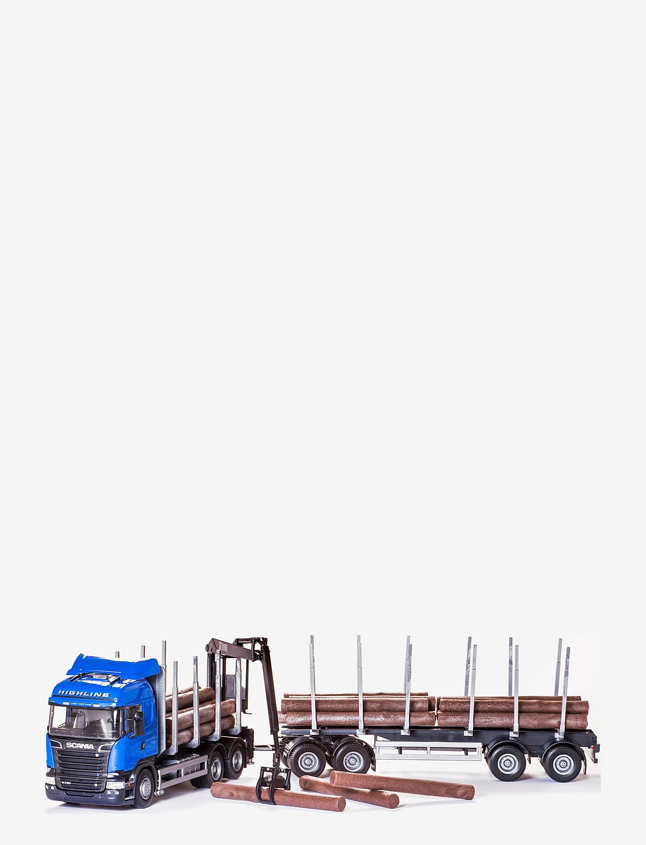 EMEK - EMEK TIMMERBIL SCANIA BLÅ 1:25 - byggekøretøjer - multi - 0