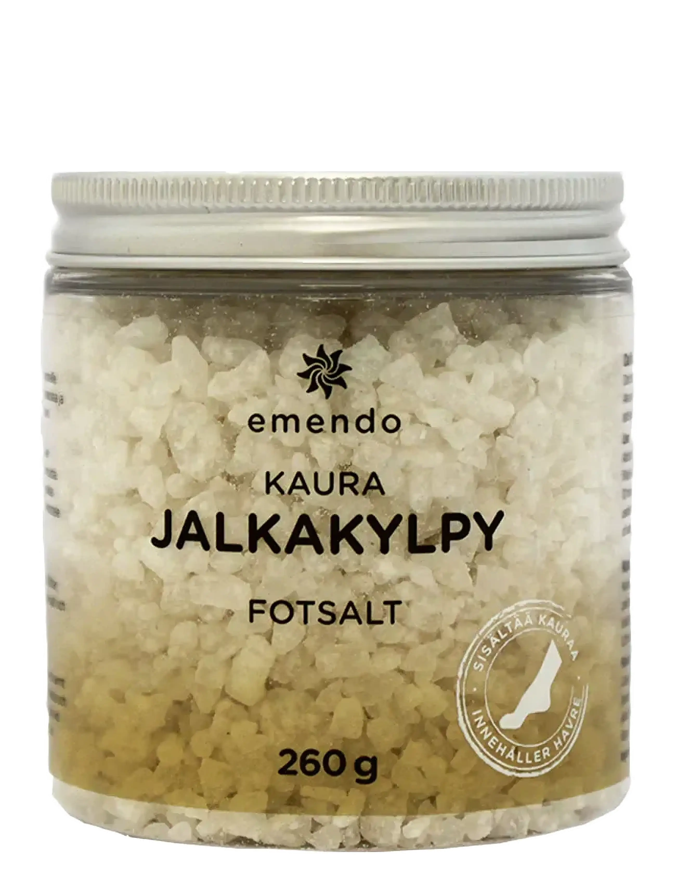 Emendo Foot soak Oat 260 g - Rūpestinga mada - BEIGE / clear