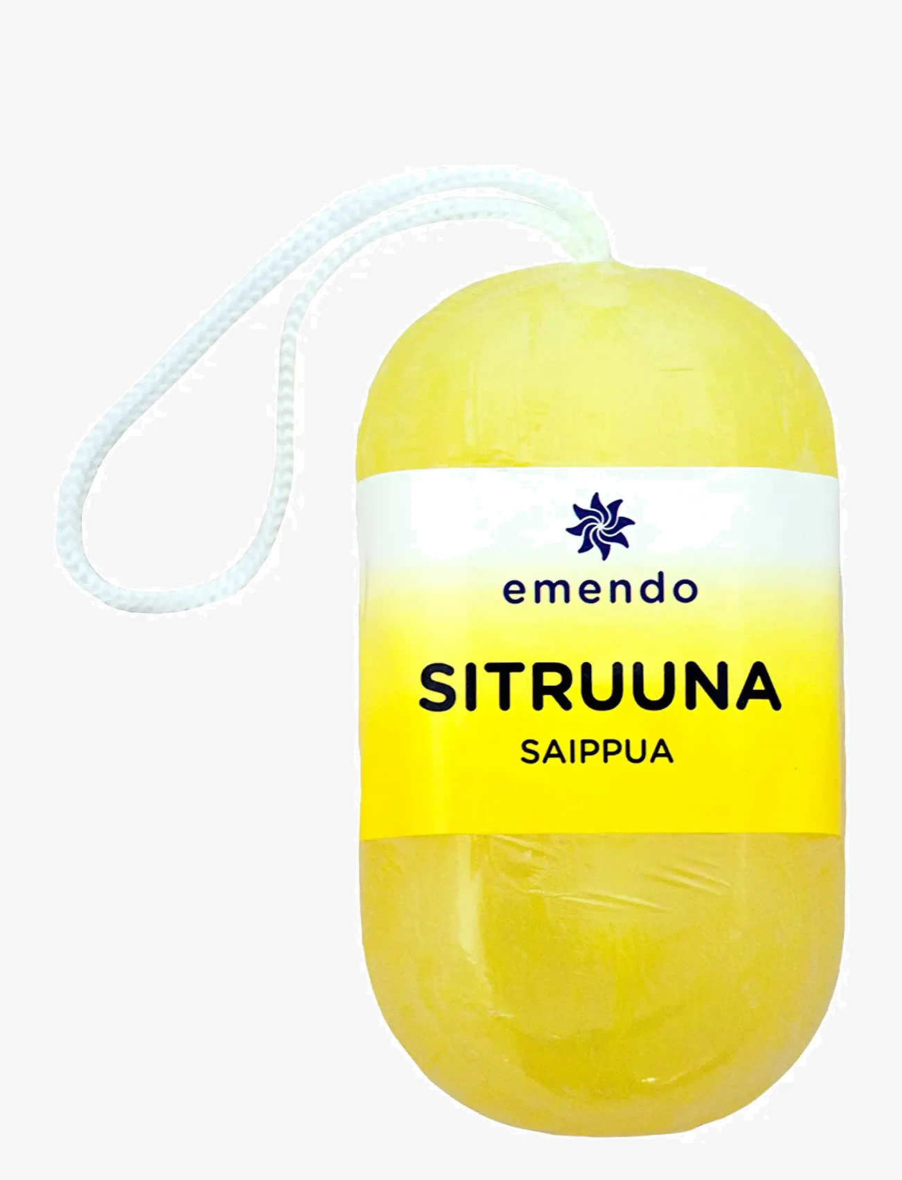 Emendo - Lemon soap with rope 180 g - soap bars - yellow - 1