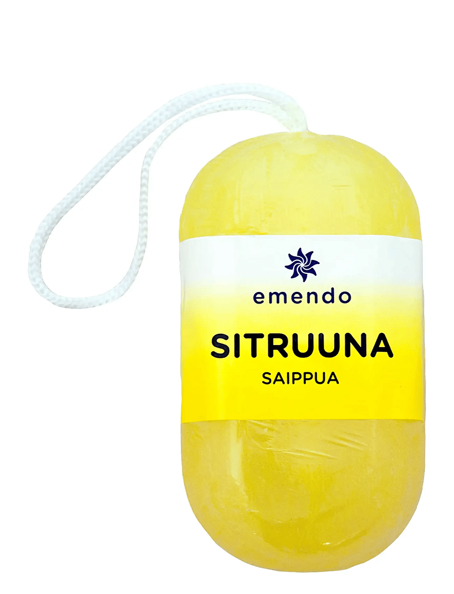 Emendo - Lemon soap with rope 180 g - seebid - yellow - 1