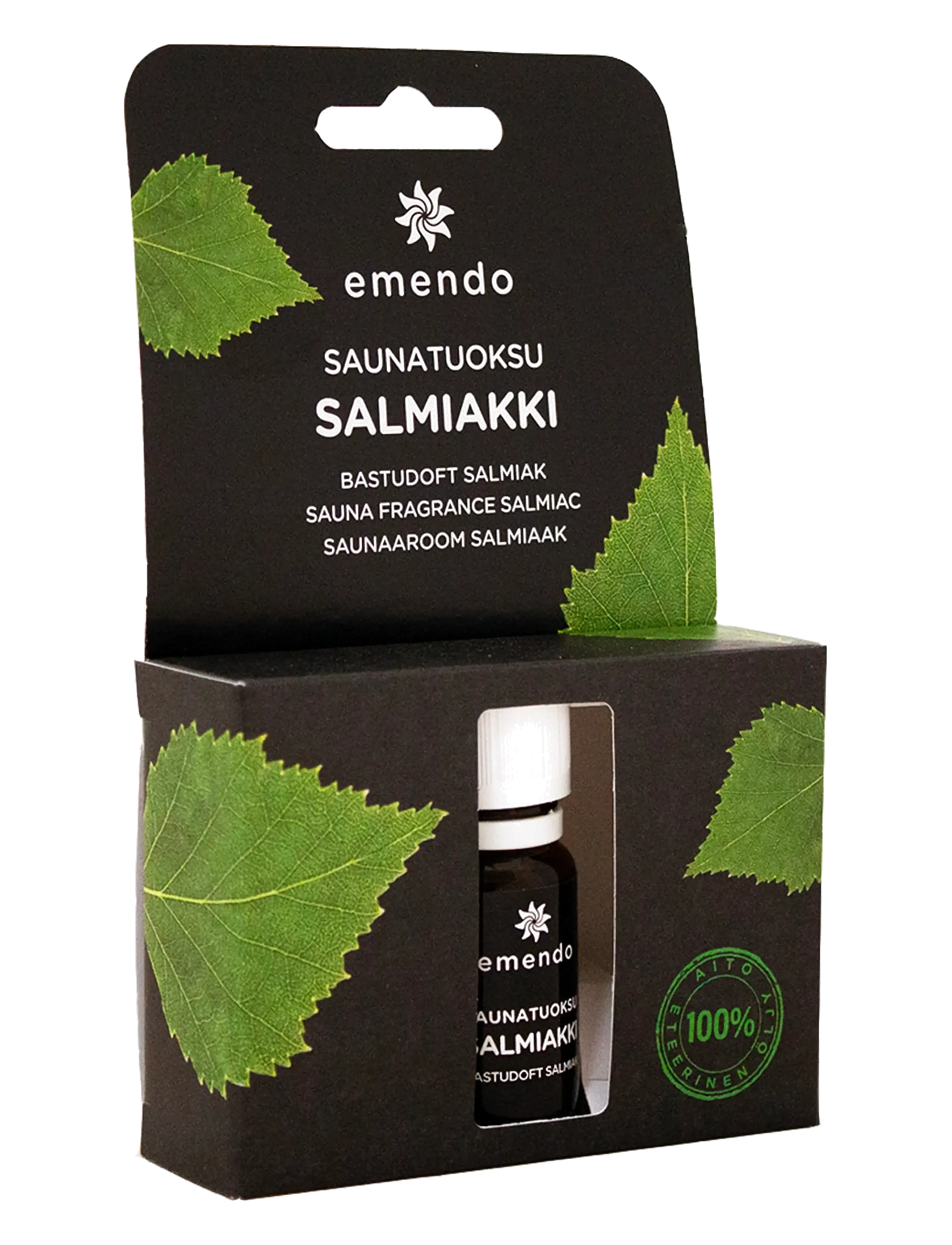 Emendo Sauna fragrance Salmiac - E-smaspäev - BLACK / clear