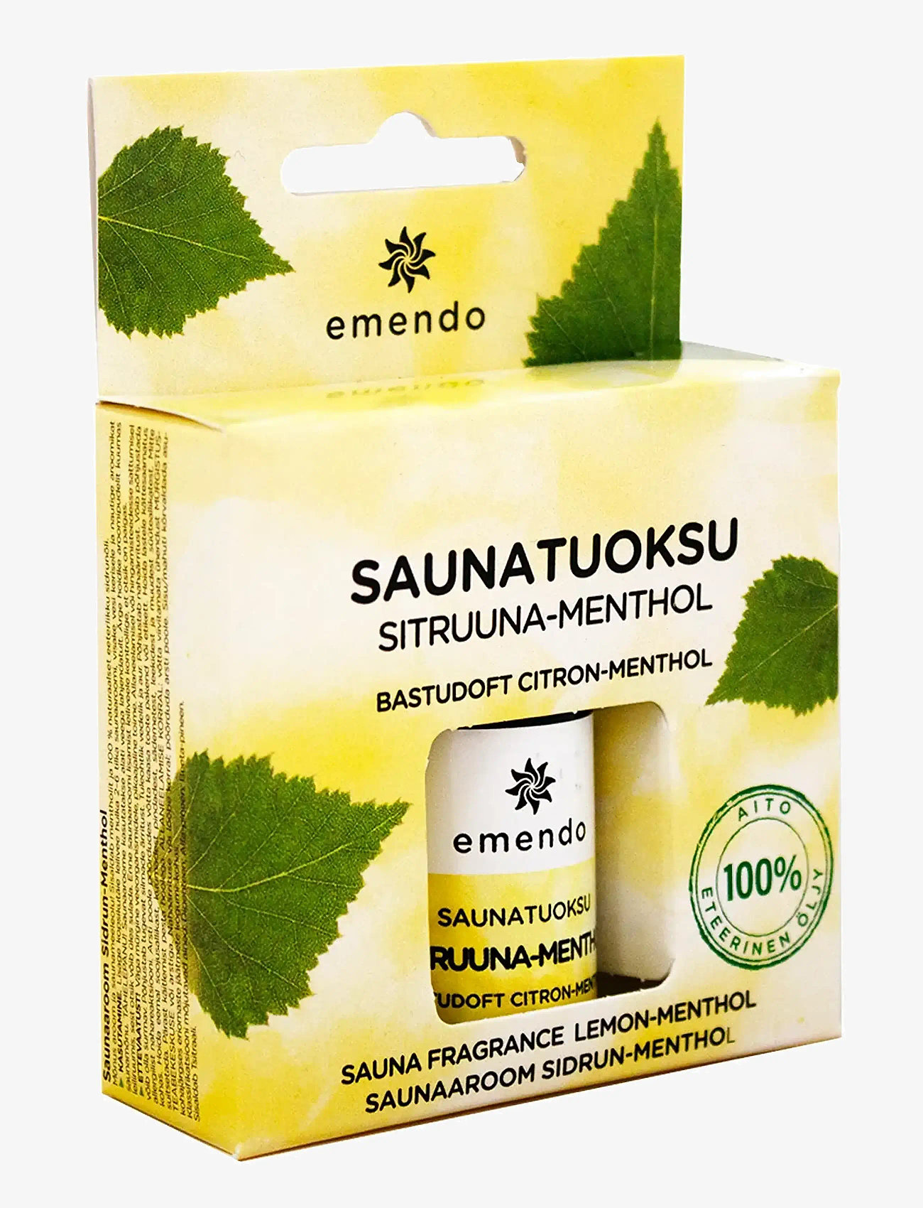 Emendo - Sauna fragrance Lemon-Menthol - sauna dufte - yellow - 1