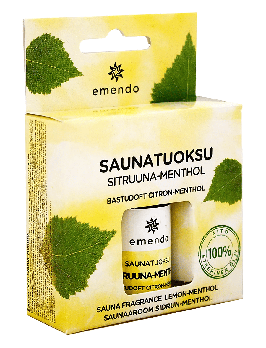 Emendo - Sauna fragrance Lemon-Menthol - bastudofter - yellow - 1