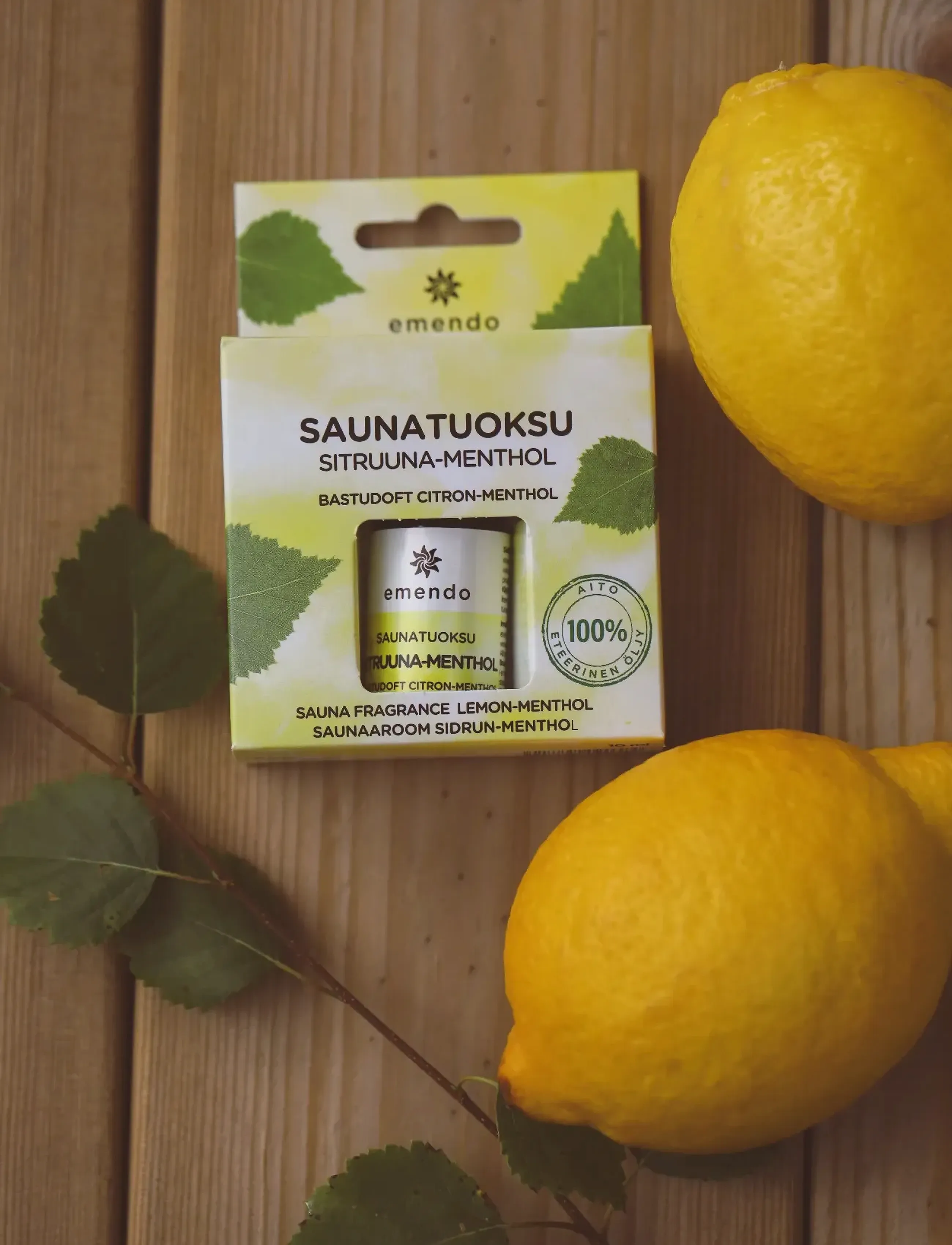 Emendo Sauna Fragrance Lemon-Menthol, 10 ml, Nude > Beauty Women, Dame