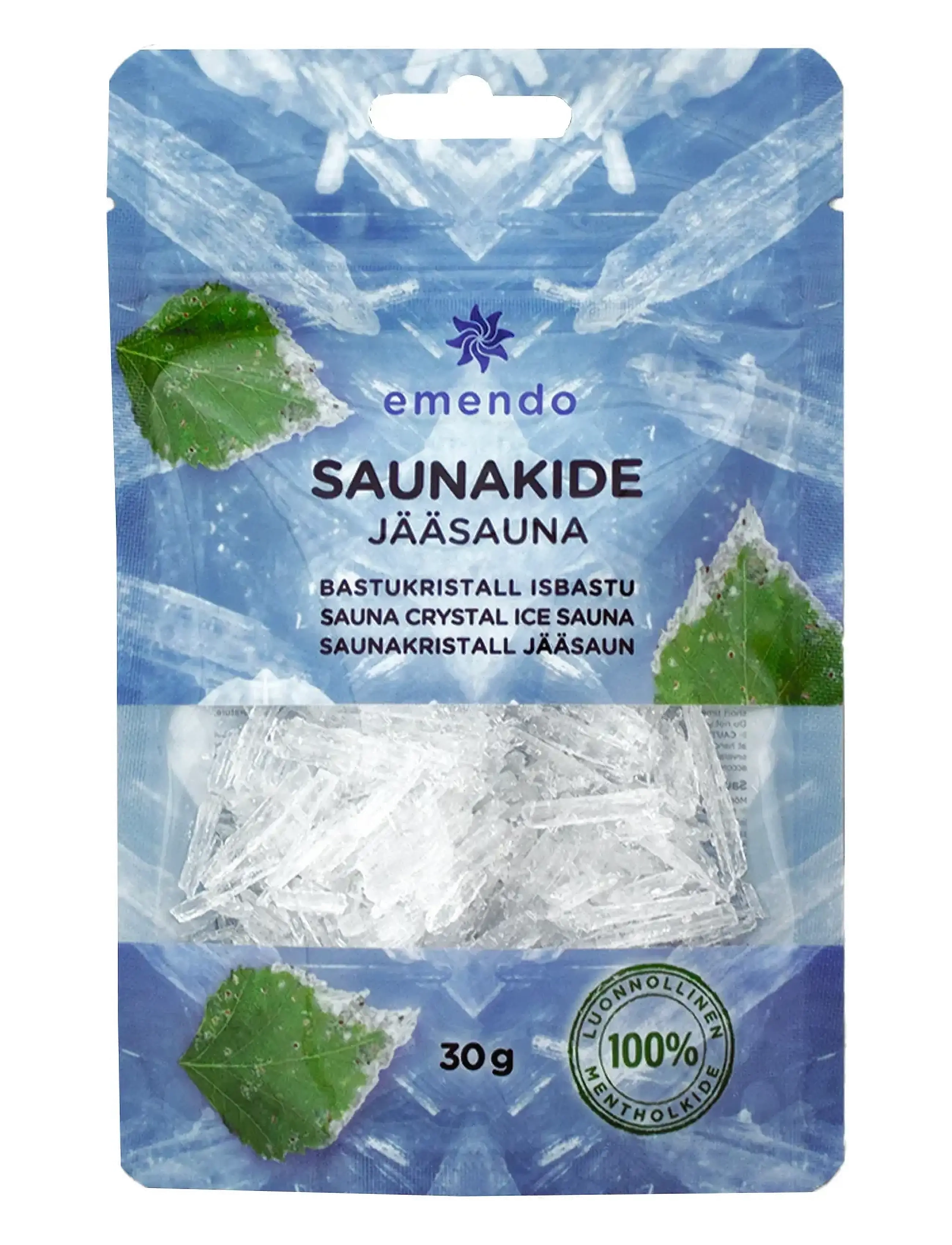 Emendo Sauna crystal Ice sauna  30 g - Made With Care - LIGHT BLUE / blue