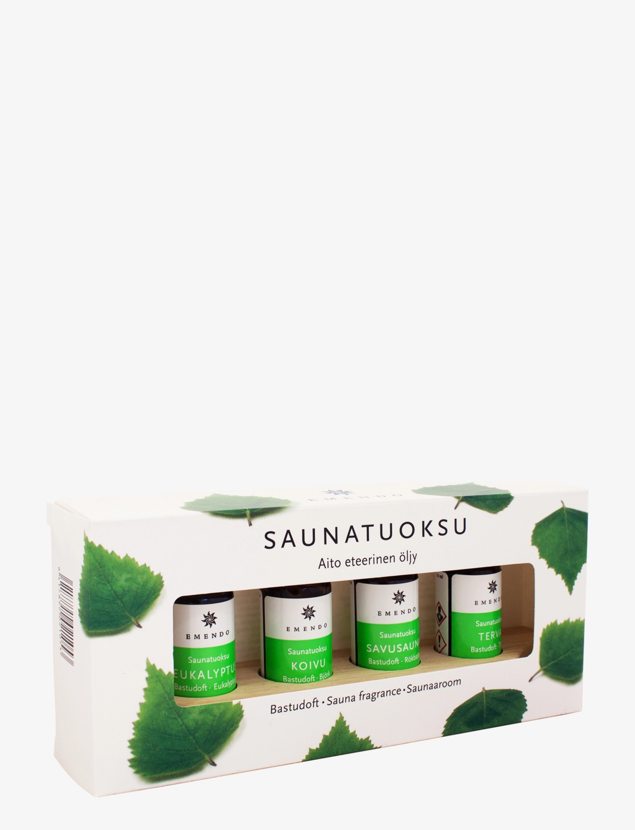 Emendo Sauna fragrances + wall rac - Bastu - WHITE / clear