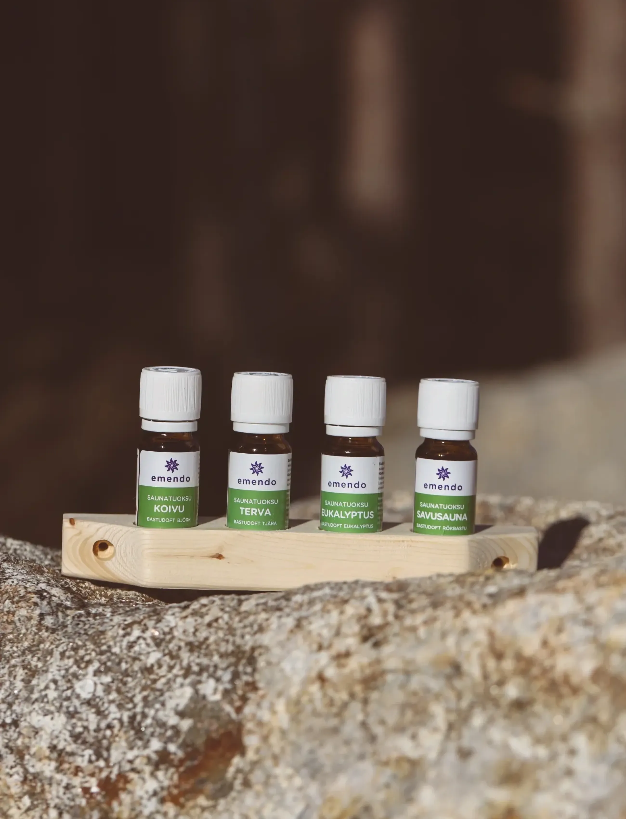 Emendo Sauna Fragrances + Wall Rac, 10 ml, Nude, Krop > Kropsolier, Dame