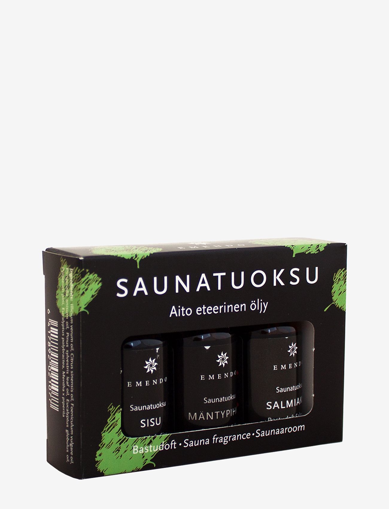 Emendo - Sauna fragrances black - sauna dufte - black - 0