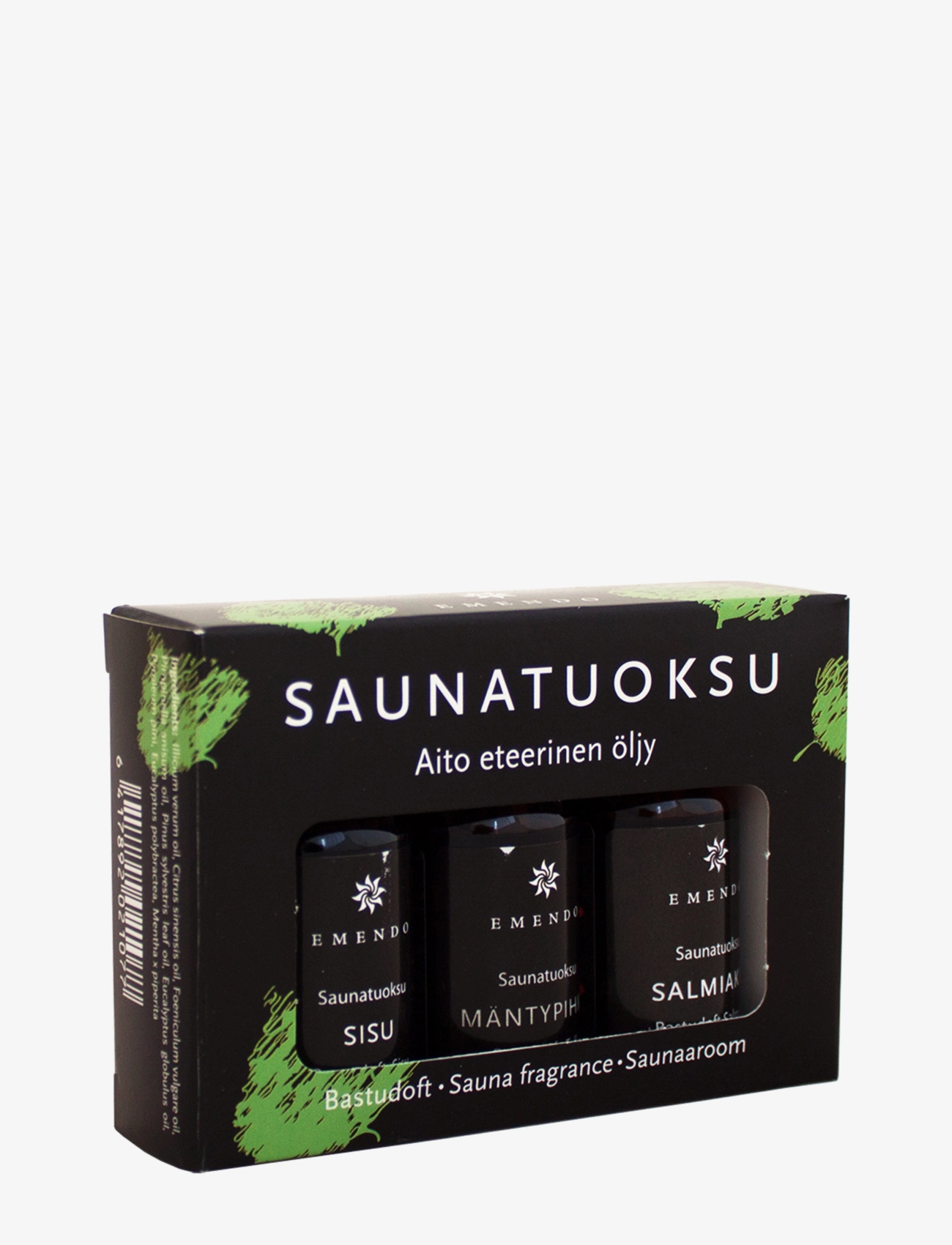 Emendo Sauna fragrances black - Bastu - BLACK / clear