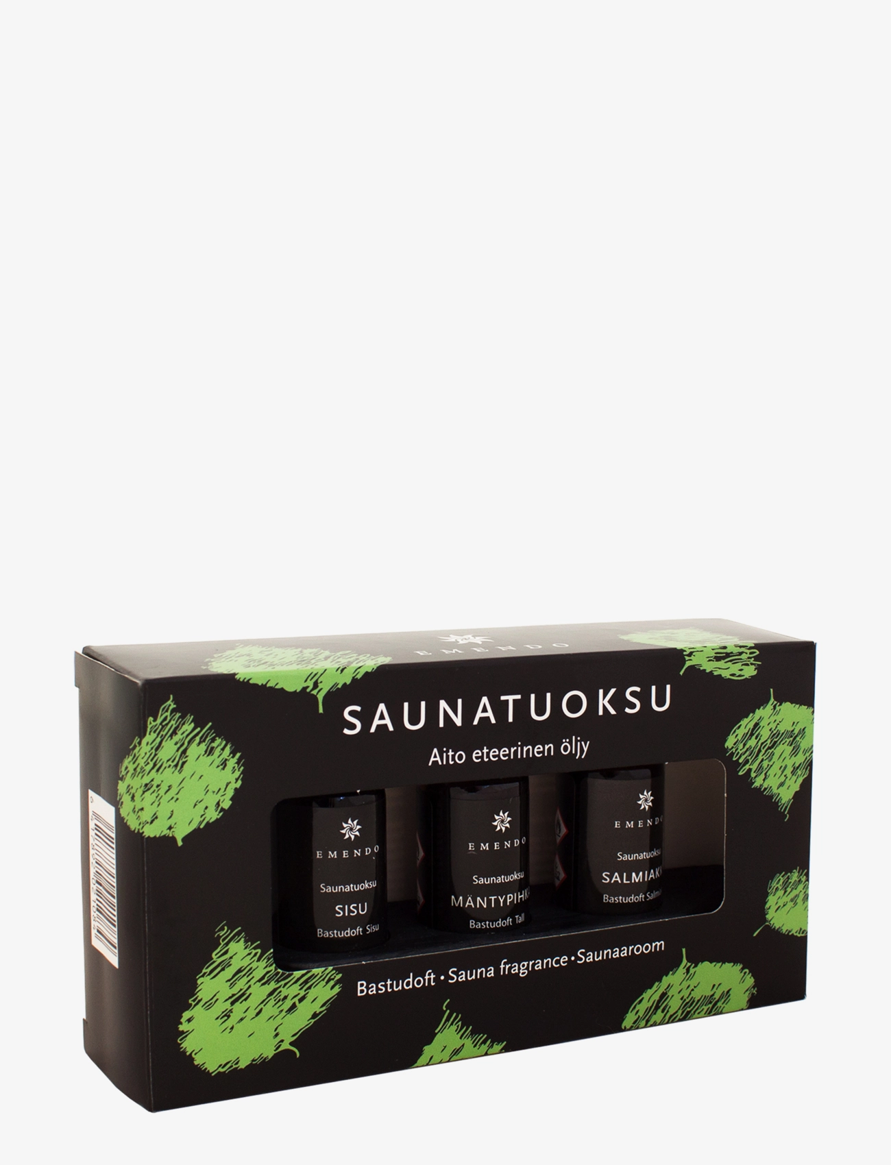 Emendo Sauna fragrances + wall rac - Bastu - BLACK / clear