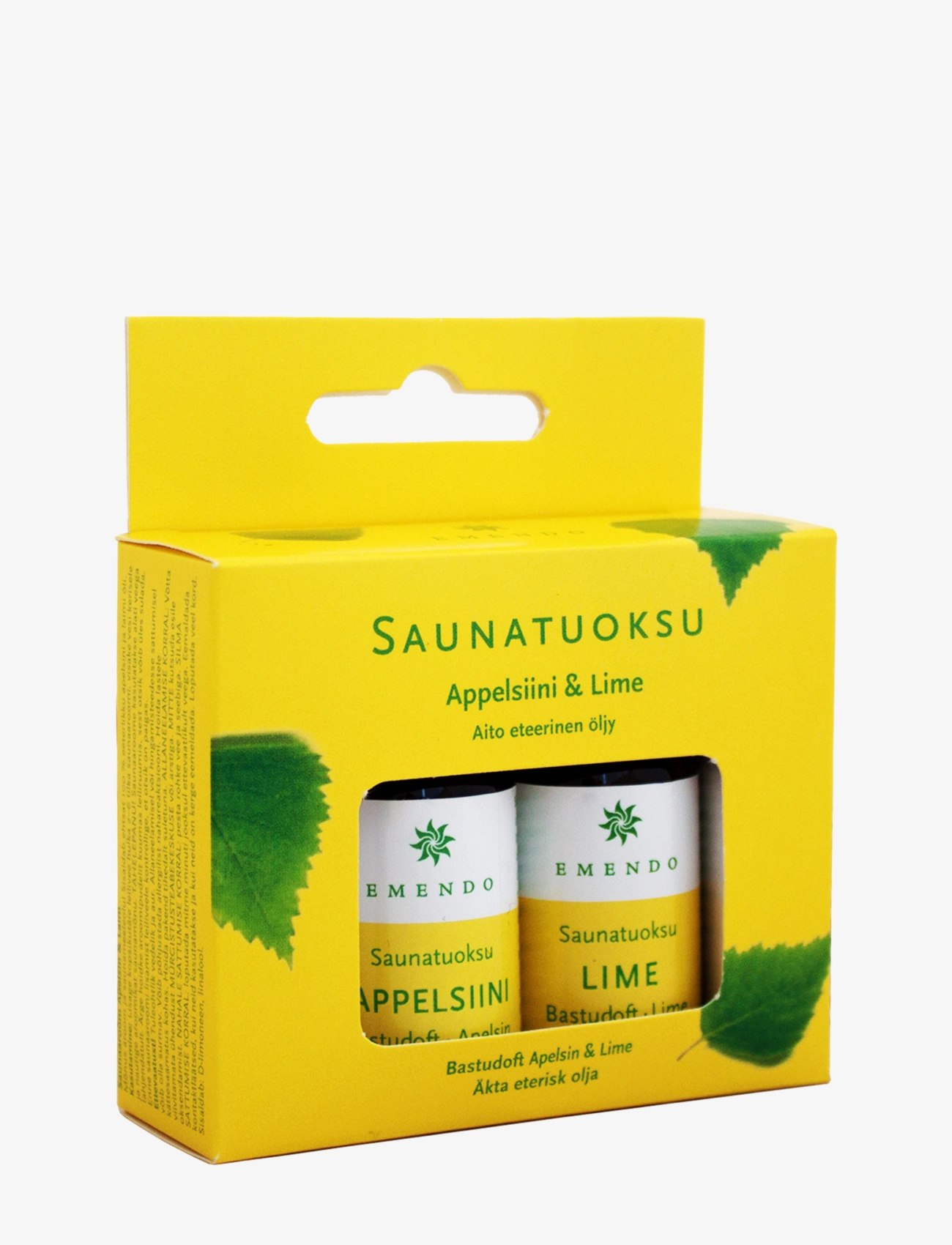 Emendo Sauna fragrance Orange & Lime - Bastudofter - YELLOW / clear