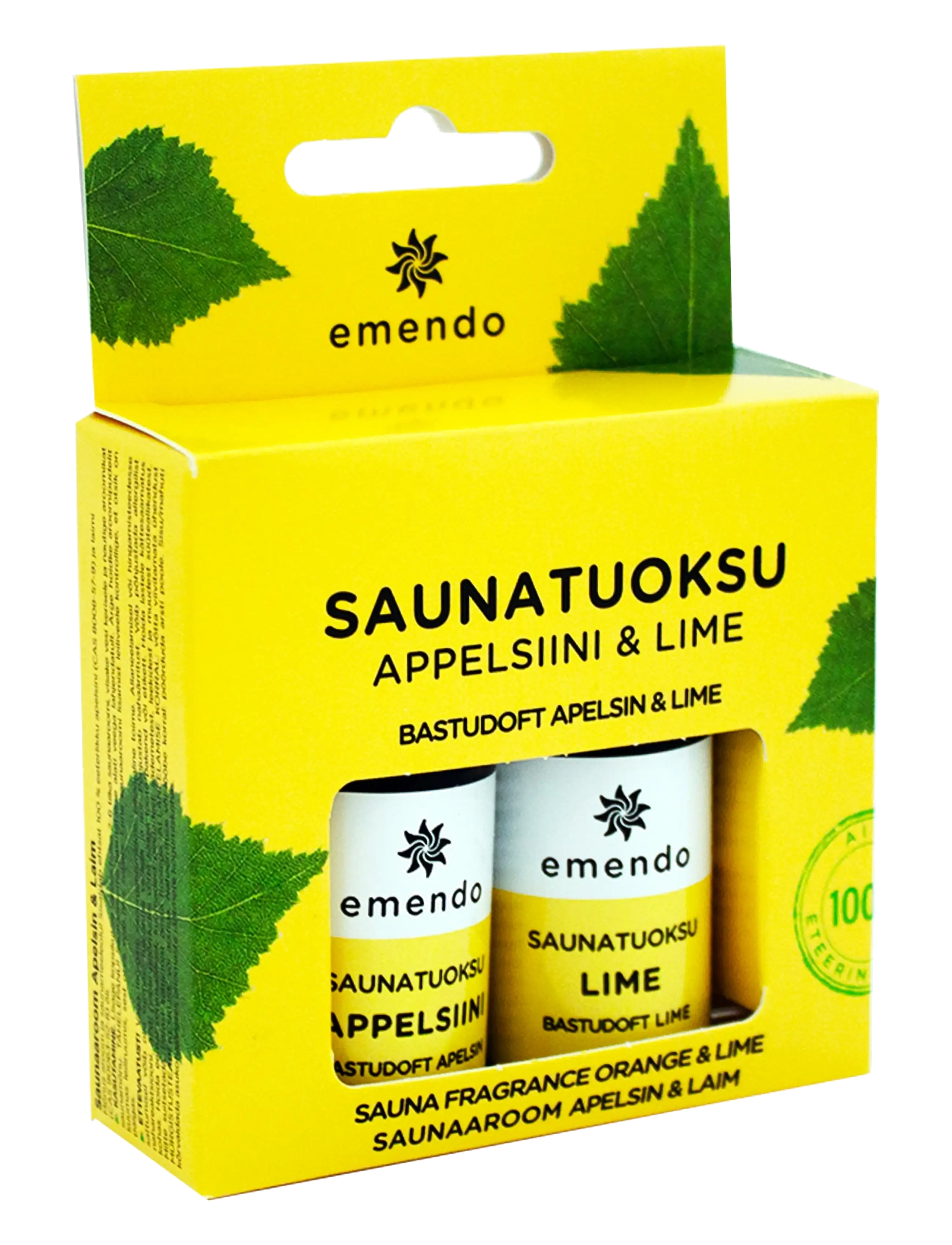 Emendo - Sauna fragrance Orange & Lime - sauna dufte - yellow - 1