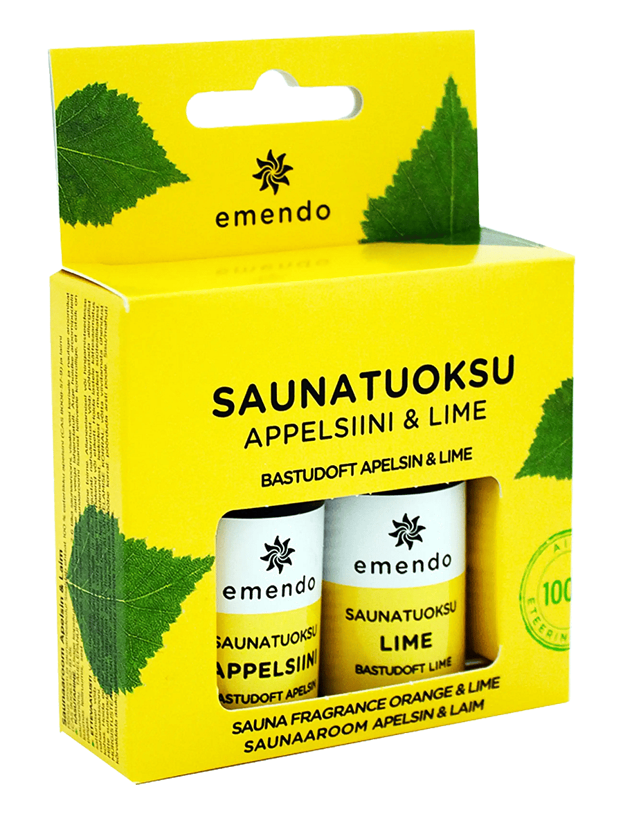 Emendo - Sauna fragrance Orange & Lime - sauna dufte - yellow - 1