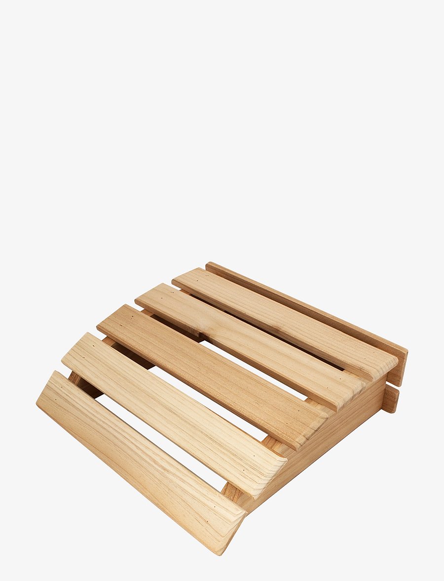Emendo - Wooden head rest - tilbehør til sauna - beige - 1
