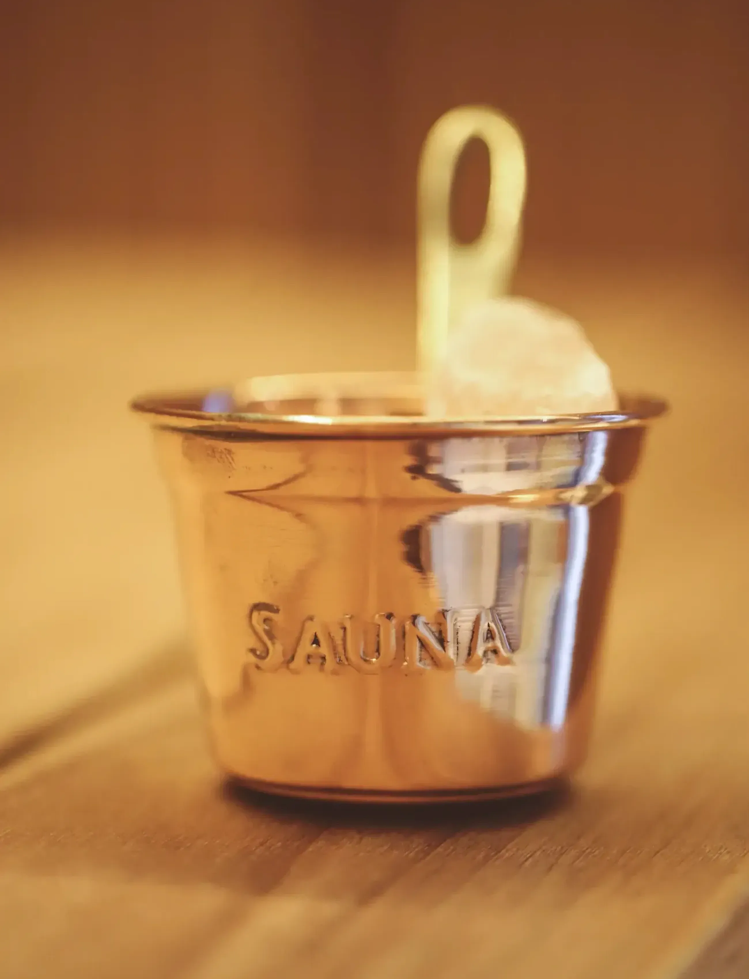 Emendo Sauna Salt Cup, One Size, Brown, Skin Care > Accessories For Sauna, Dame