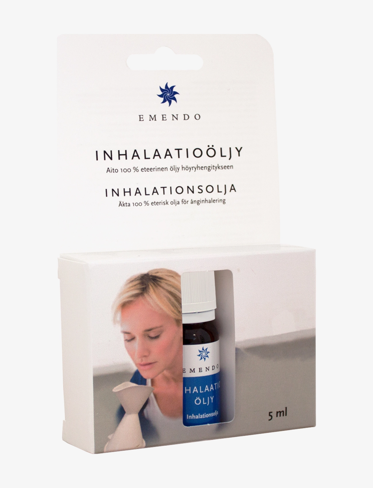 Emendo Inhalator oil - Bastu - WHITE / clear