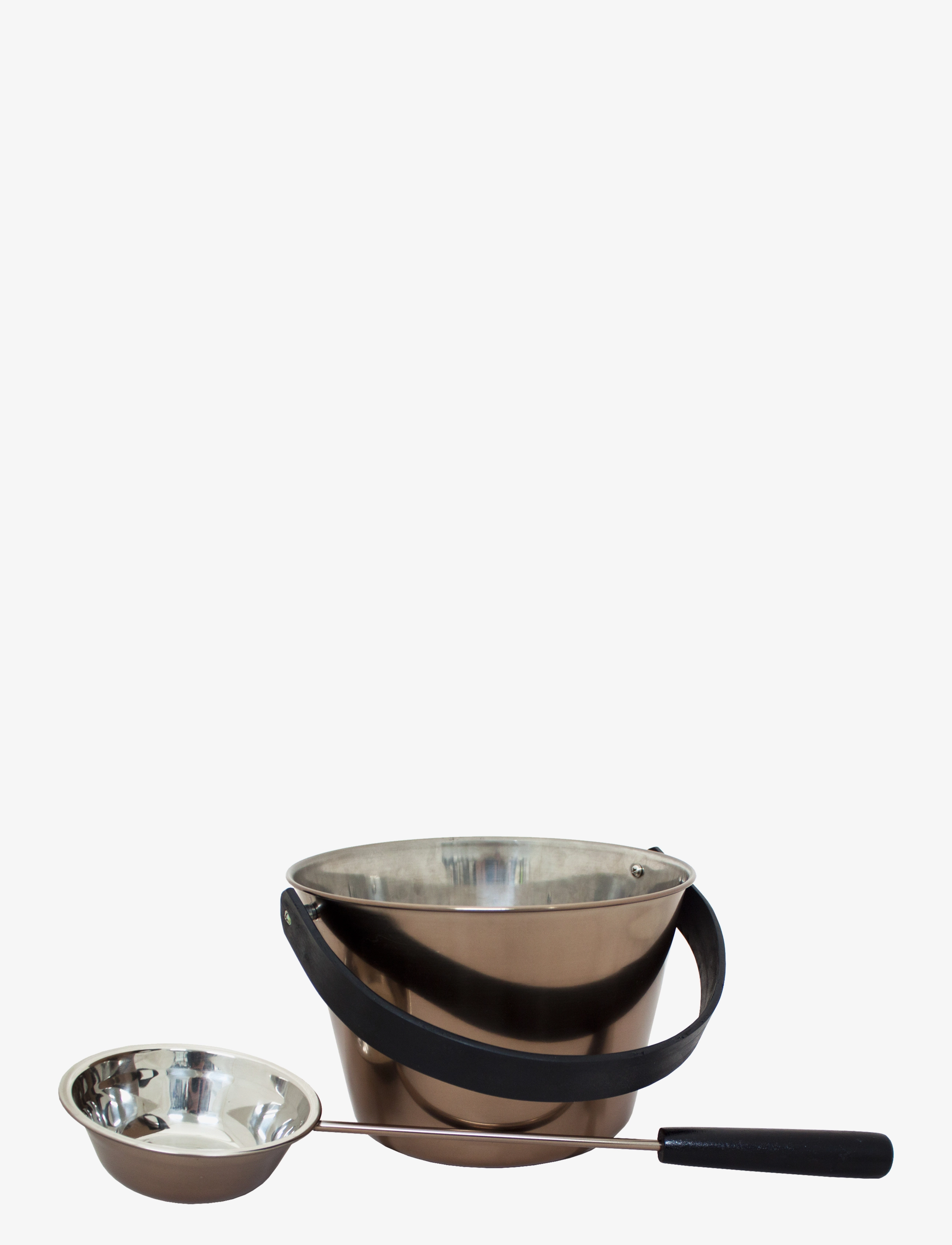 Emendo Sauna Bucket + Ladle, Tilbehør til sauna, Nude, Str: ONE SIZE