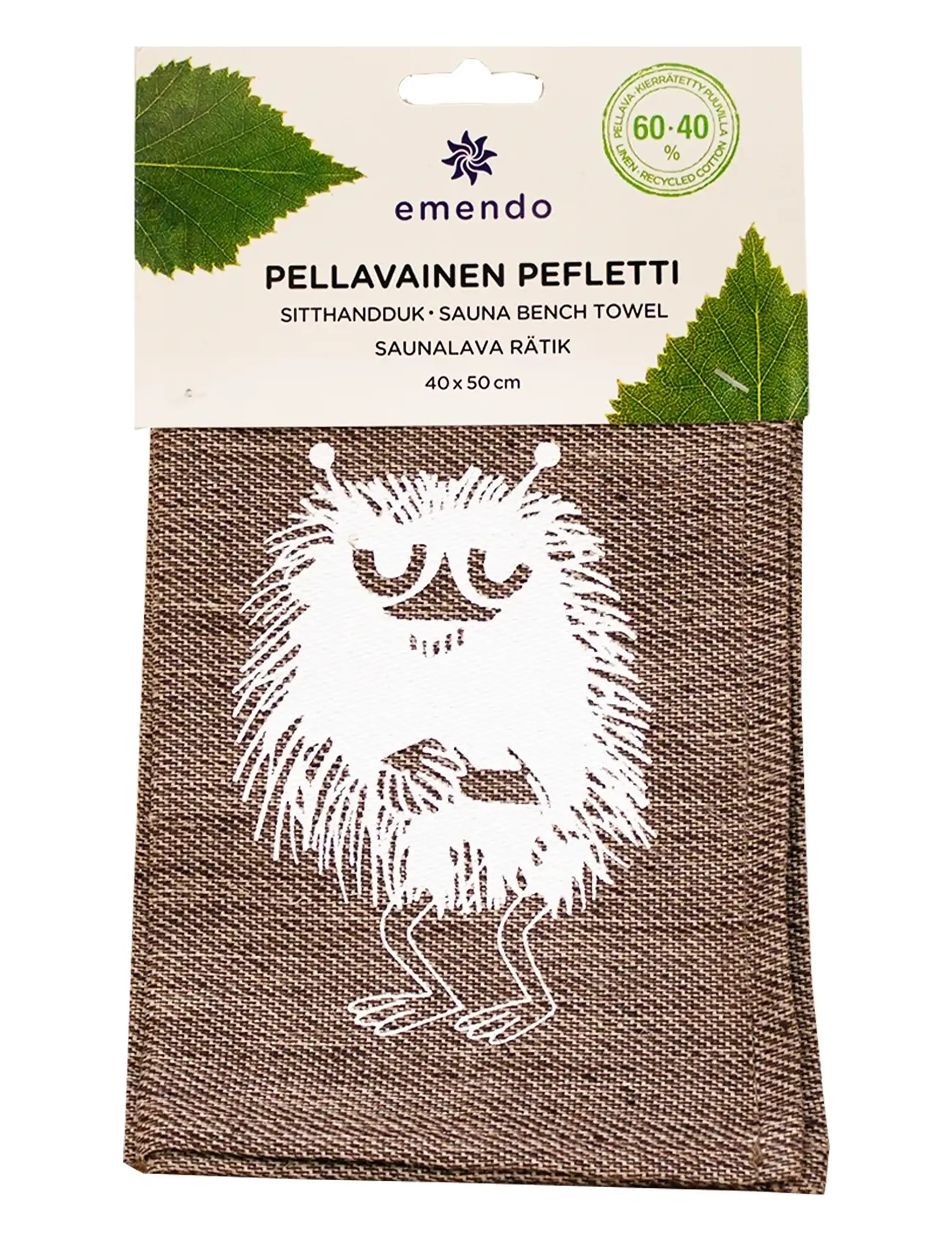 Emendo Stinky Seat Cover, Brown, One Size, Brown, Sauna > Accessories For Sauna, Dame