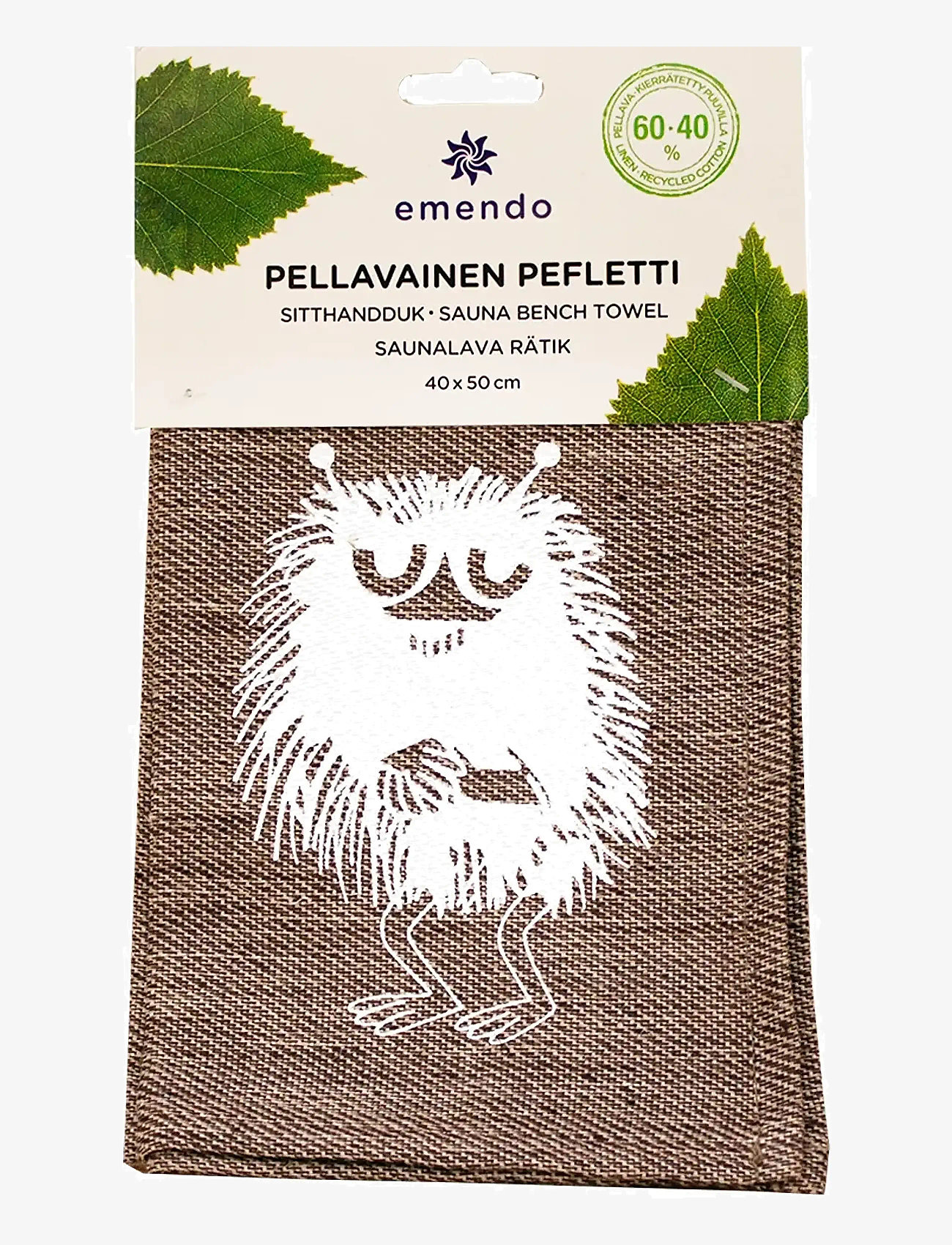 Emendo - Stinky seat cover, brown - tillbehör till bastu - brown - 0