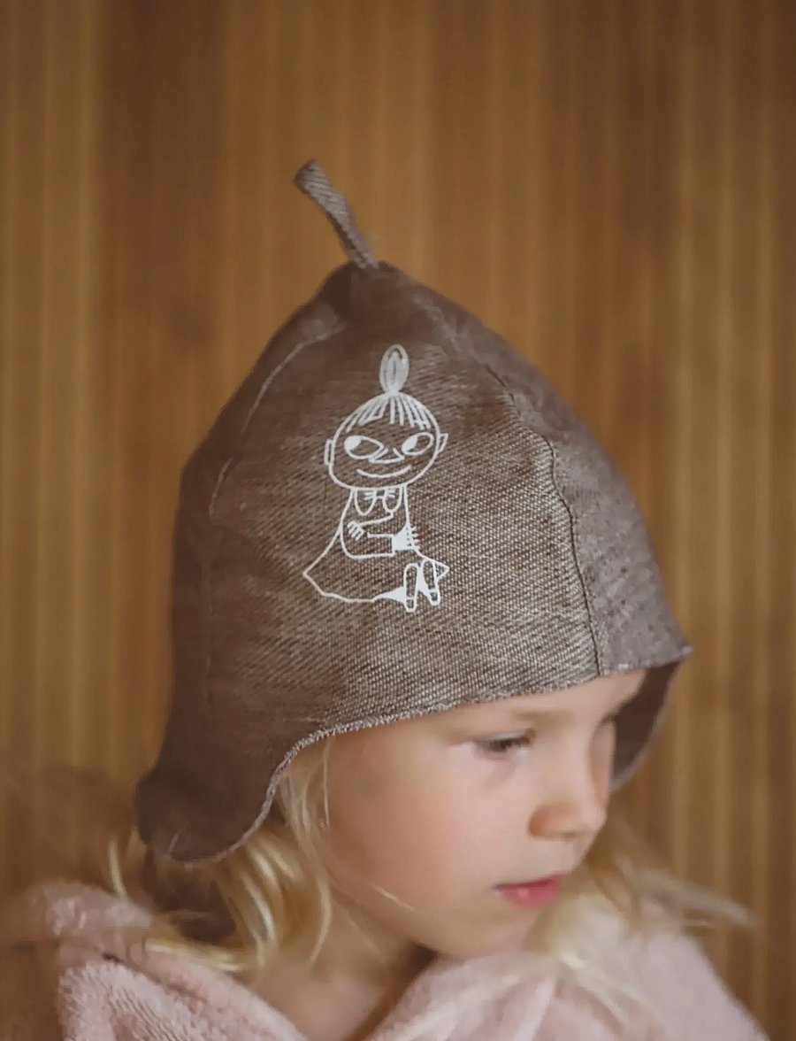 Emendo - Little My sauna hat, brown - saunatarvikud - brown - 0