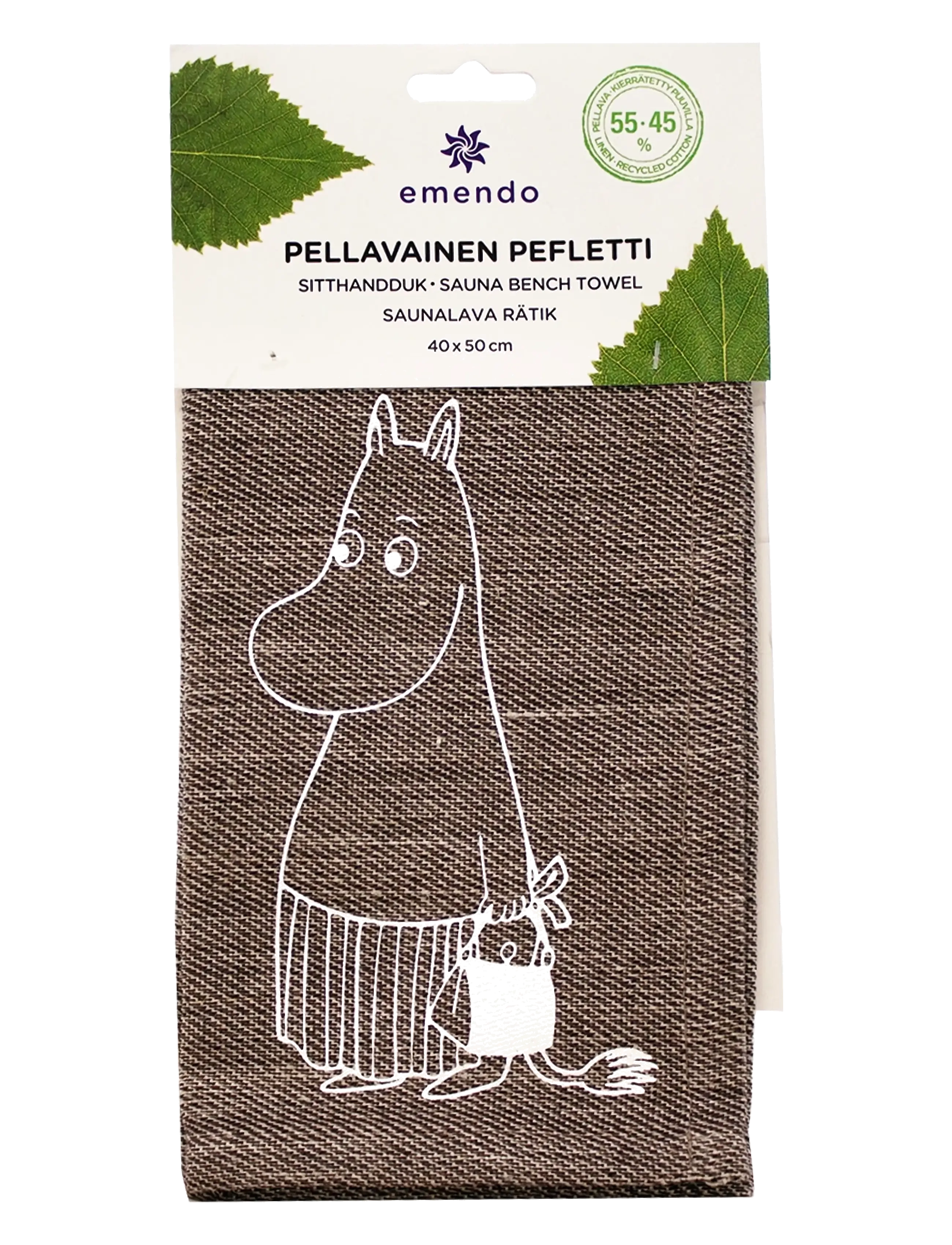 Emendo Moominmamma seat cover 40 x 50 cm - Vaata kõiki - BROWN / brown