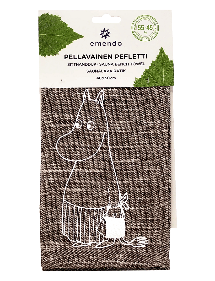 Emendo - Moominmamma seat cover 40 x 50 cm - saunatarvikud - brown - 0